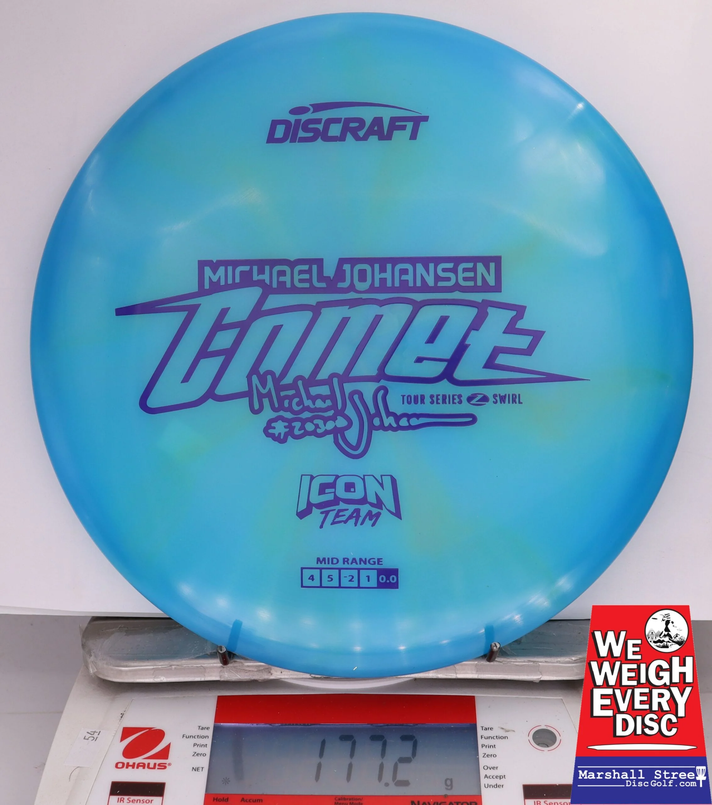 377926 Z Swirl Comet, Michael Johansen 2025 Tour Series - #14 Blue, 177
