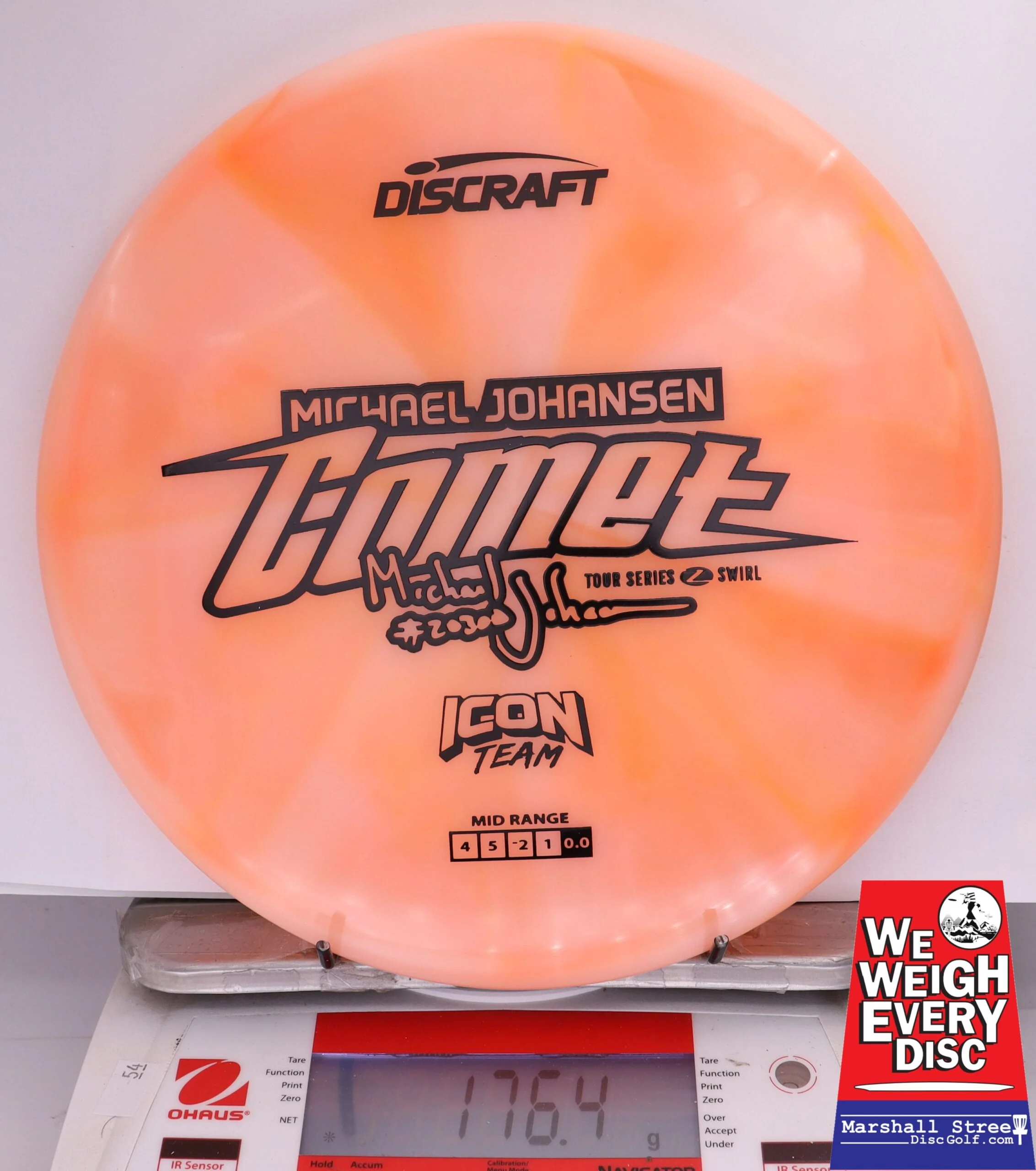 377933 Z Swirl Comet, Michael Johansen 2025 Tour Series - #21 PeachOrange, 176