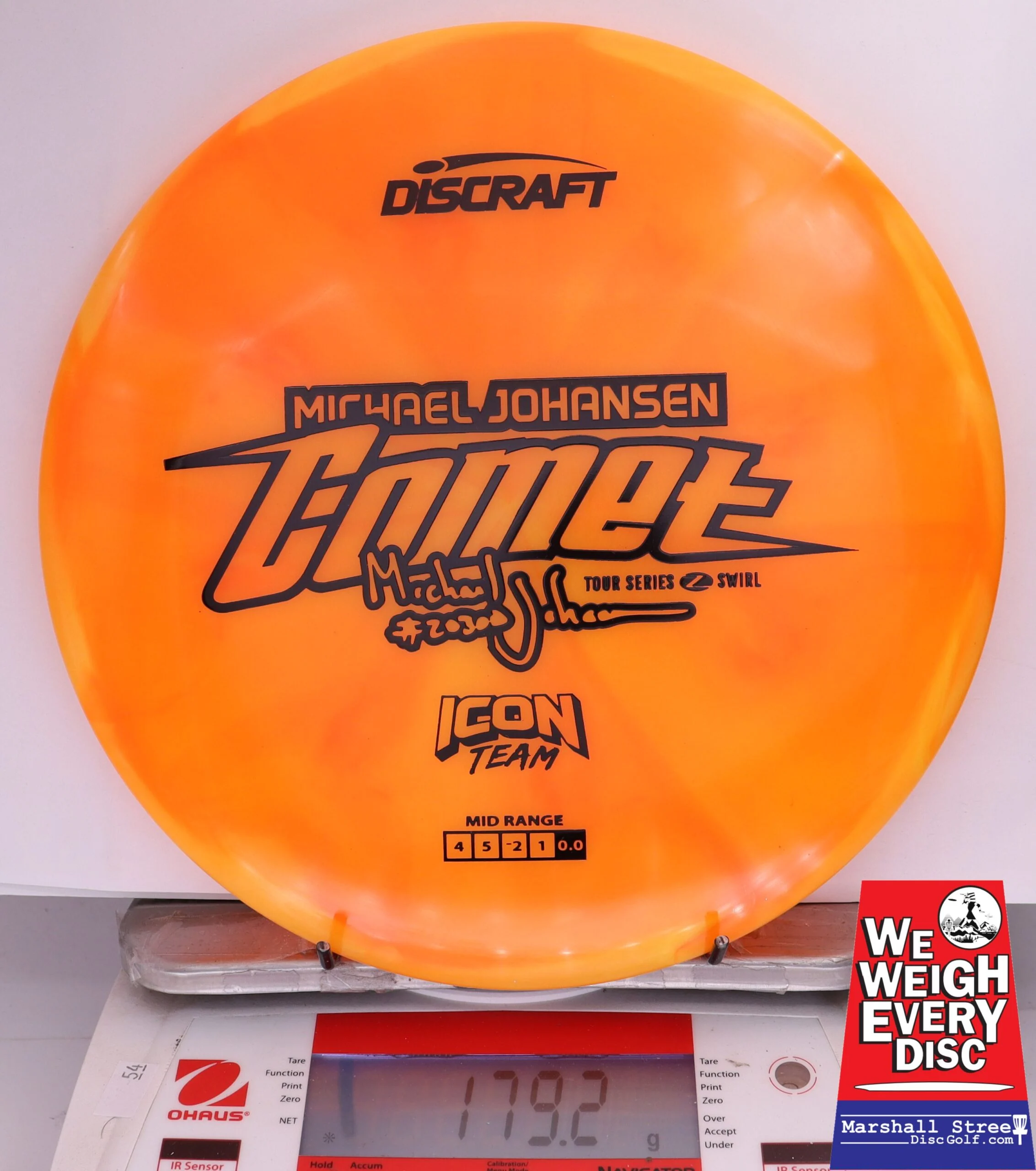 377935 Z Swirl Comet, Michael Johansen 2025 Tour Series - #23 Orange, 179