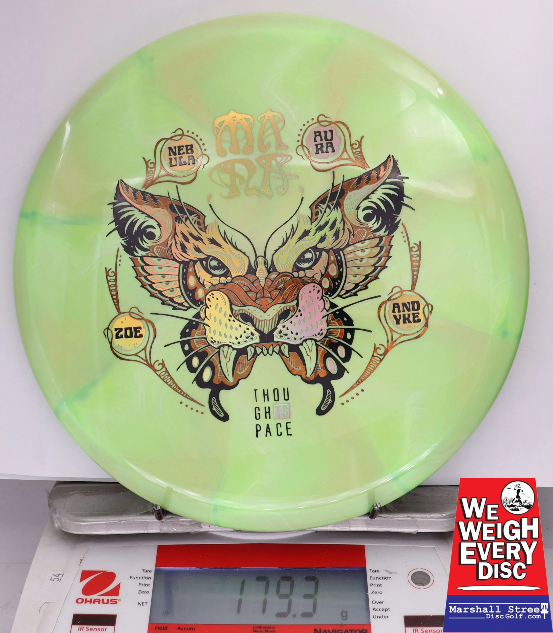 378598 Nebula Aura Mana, Zoe AnDyke 2025 Signature Series - #25 LtGreen, 179