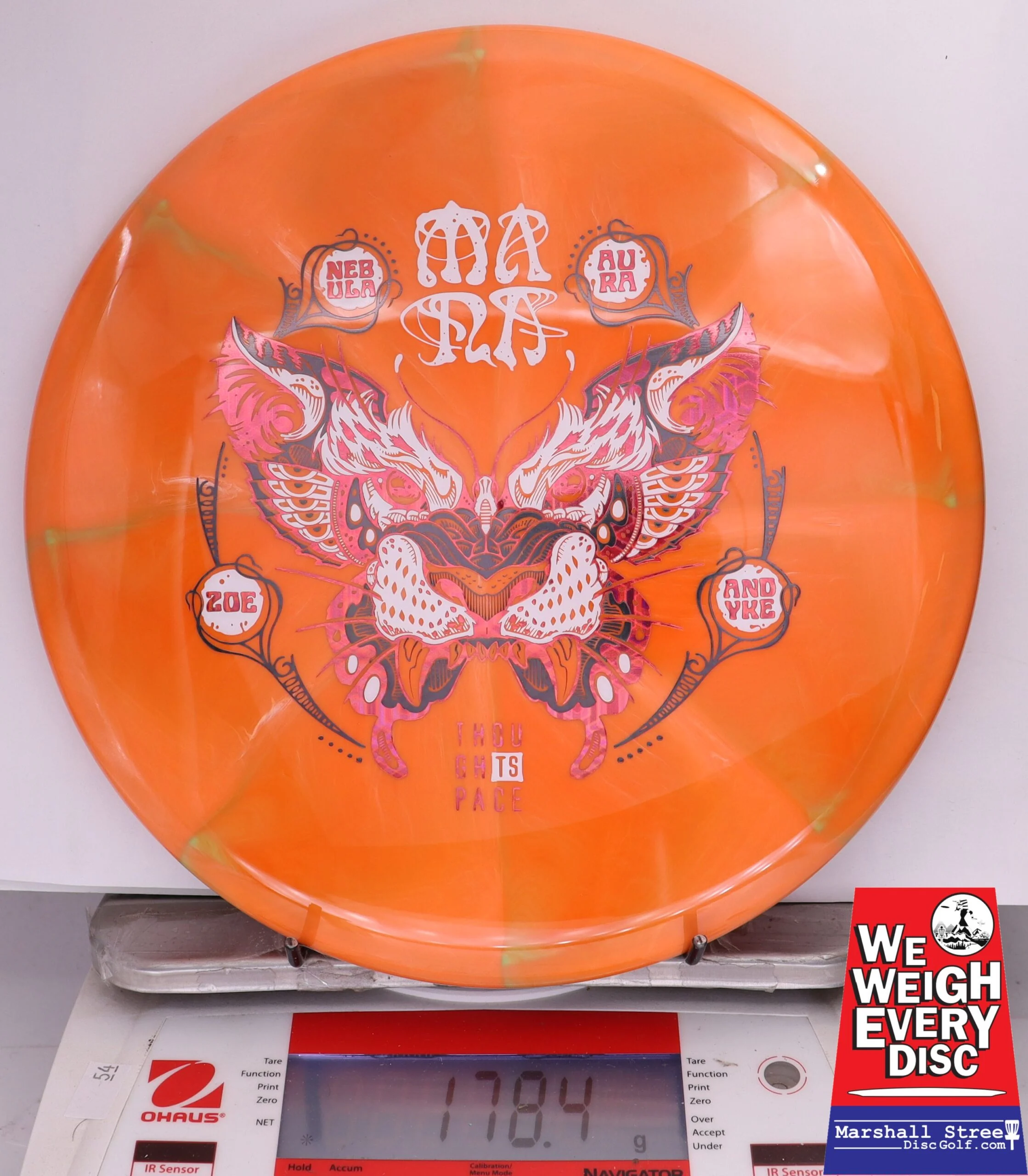 378610 Nebula Aura Mana, Zoe AnDyke 2025 Signature Series - #37 Orange, 178