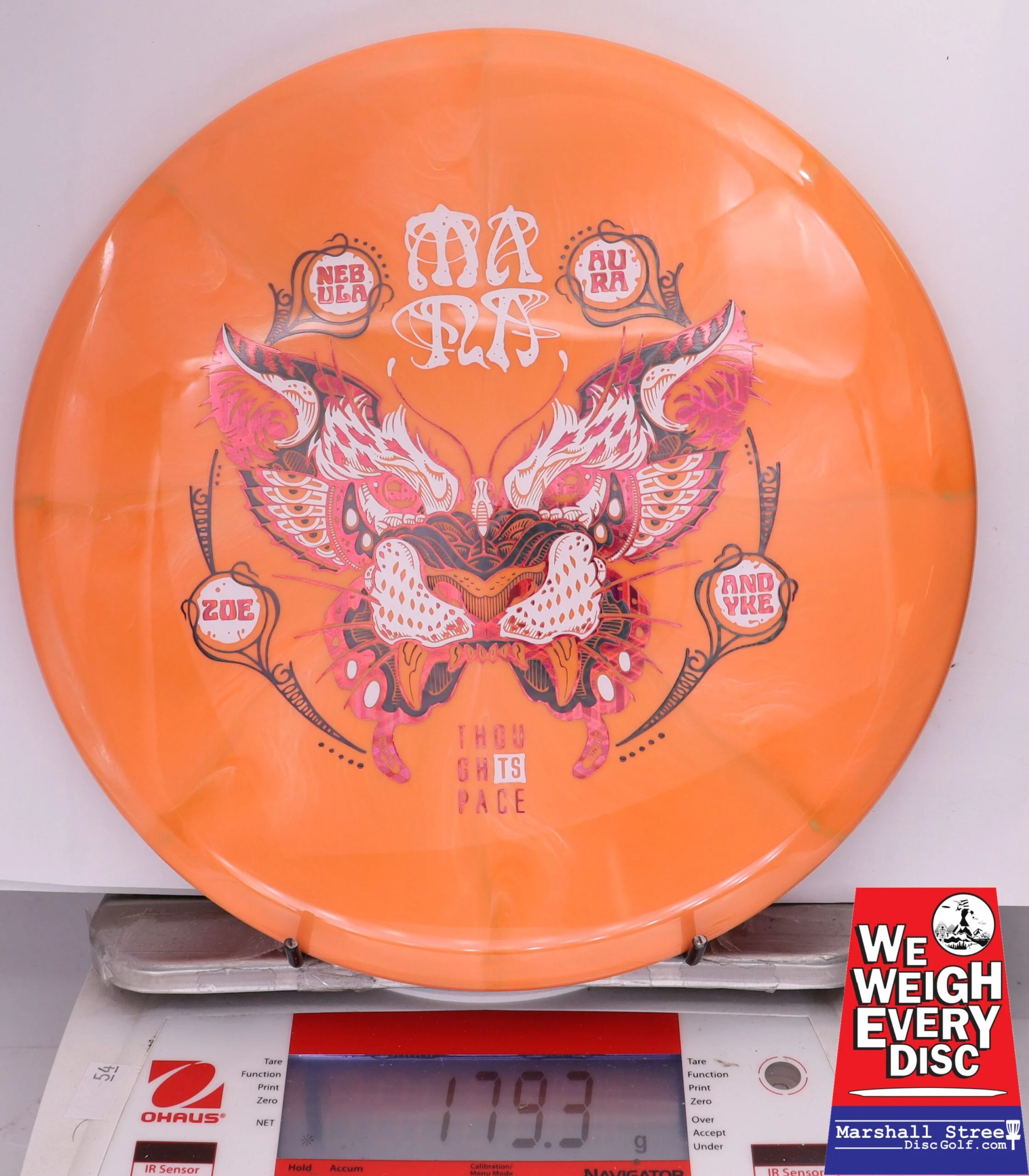 378611 Nebula Aura Mana, Zoe AnDyke 2025 Signature Series - #38 Orange, 179