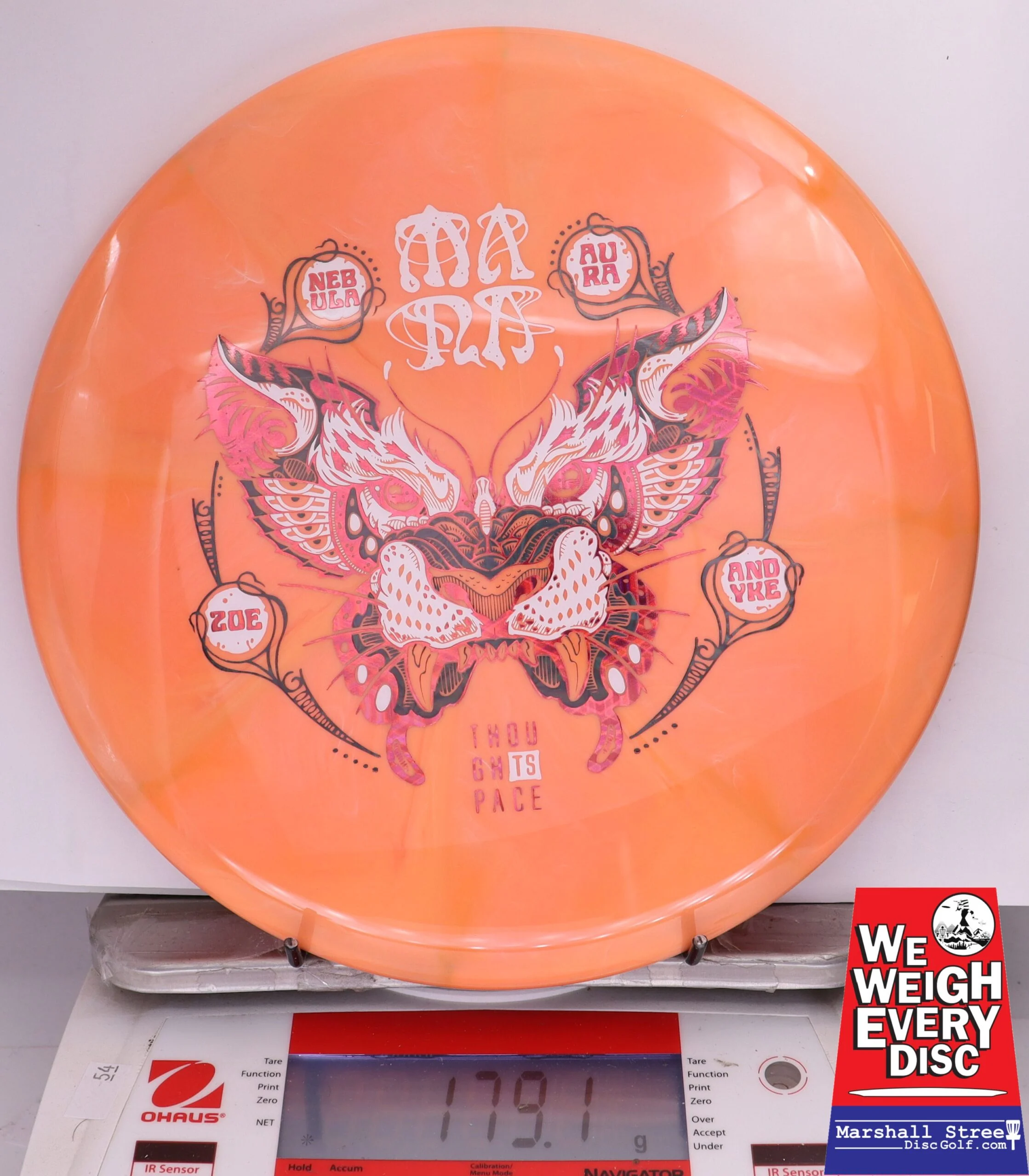 378612 Nebula Aura Mana, Zoe AnDyke 2025 Signature Series - #39 Orange, 179