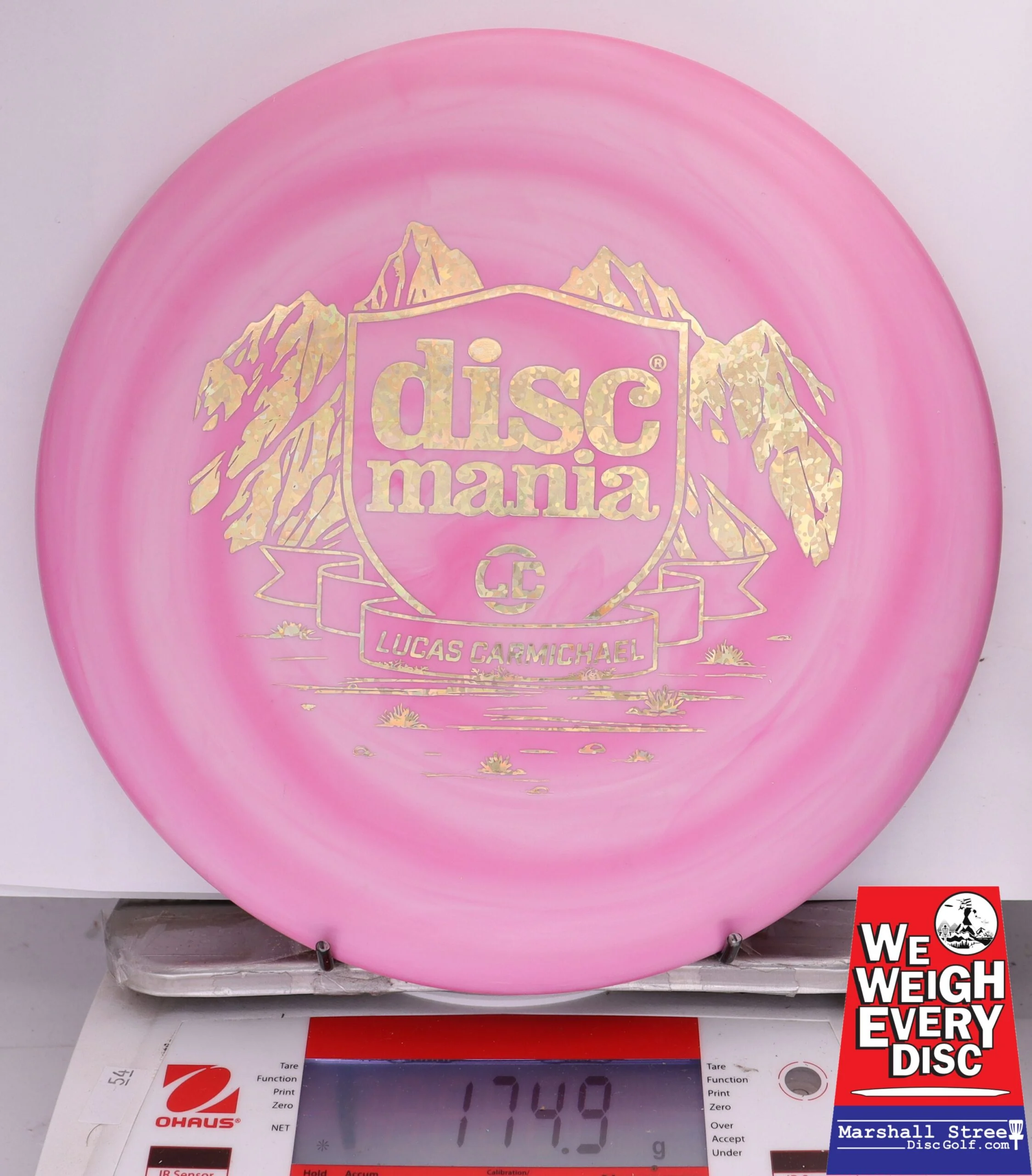 378735 Swirly D-Line P2, Flex 2 - Lucas Carmichael 2025 Shield Series - #07 Pink, 175