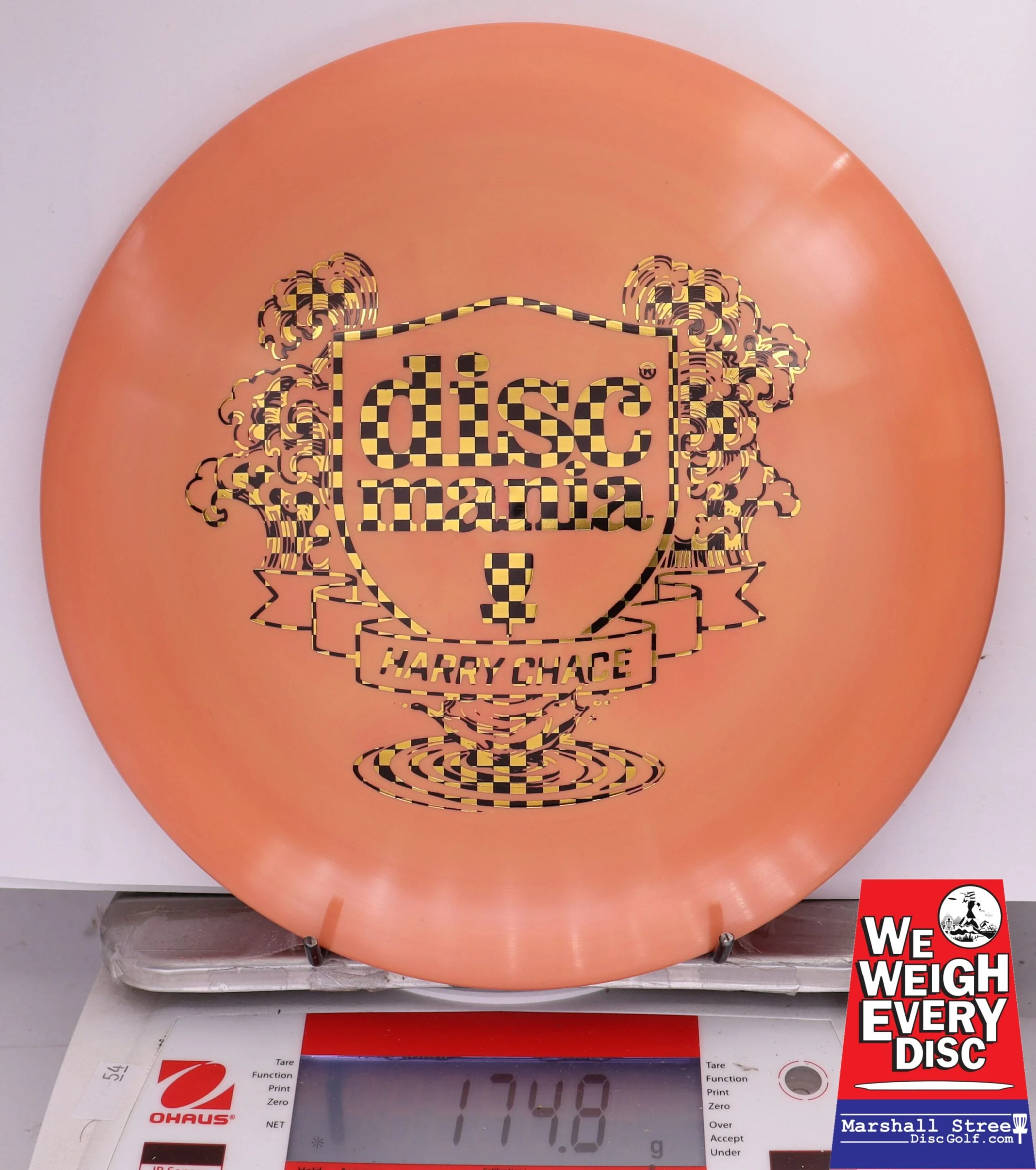 378784 Swirly S-Line FD, Harry Chace 2025 Shield Series - #19 Orange, 175