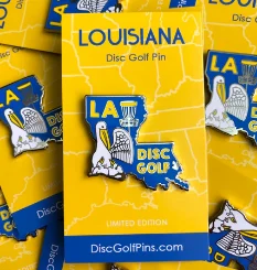 Louisiana Disc Golf Pin