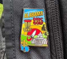 Alabama State Disc Golf Pin
