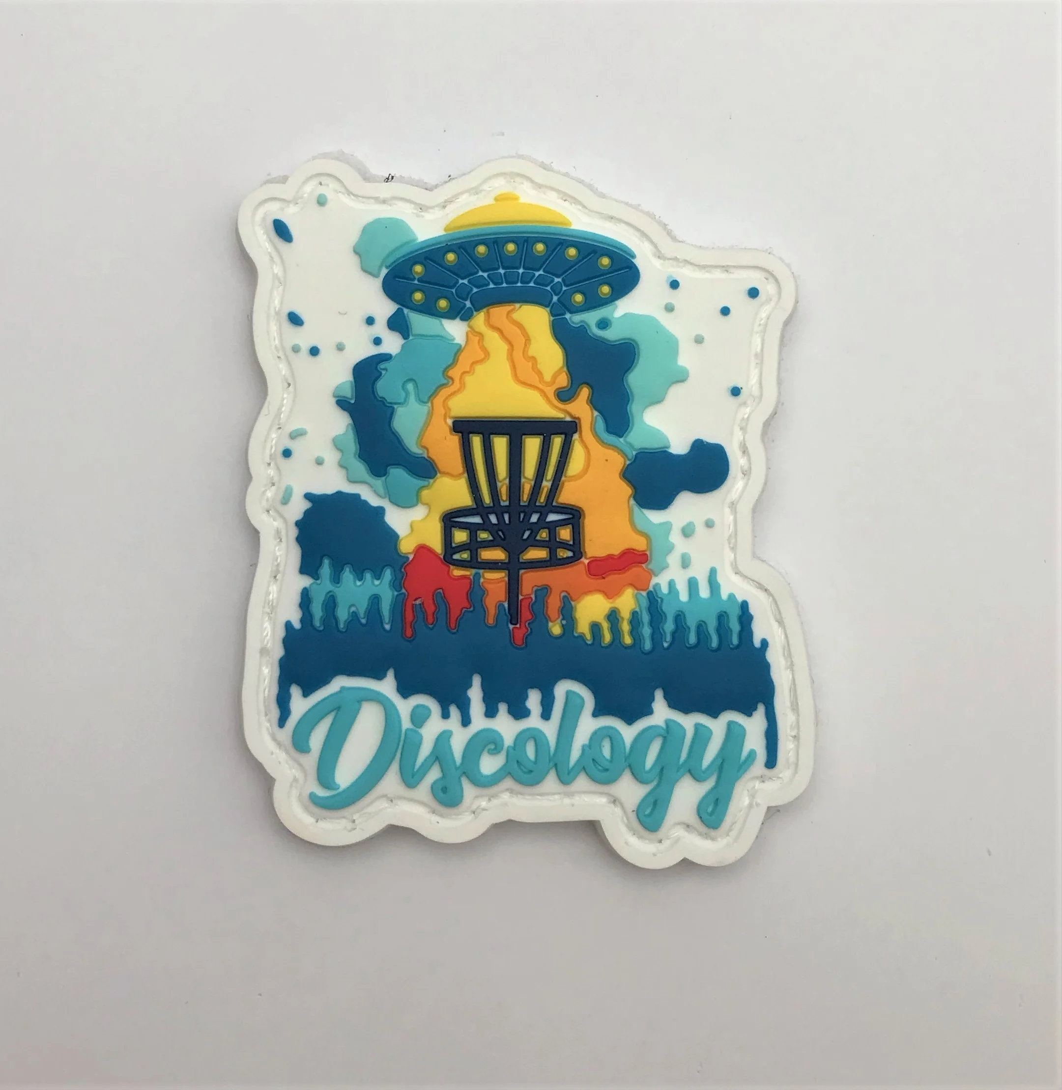 378920 Discology PVC Velcro Patches - UFO, PVC Velcro