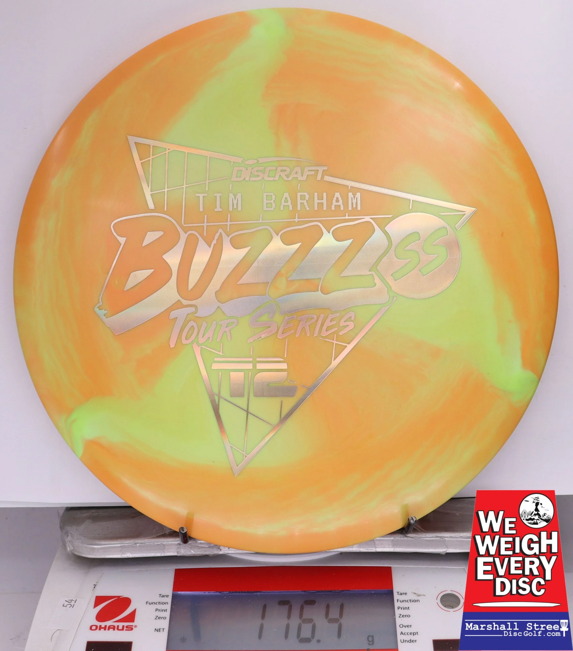379000 ESP Swirl Buzzz SS, Tim Barham - 2022 Tour Series - #37 OrangeGrn, 176
