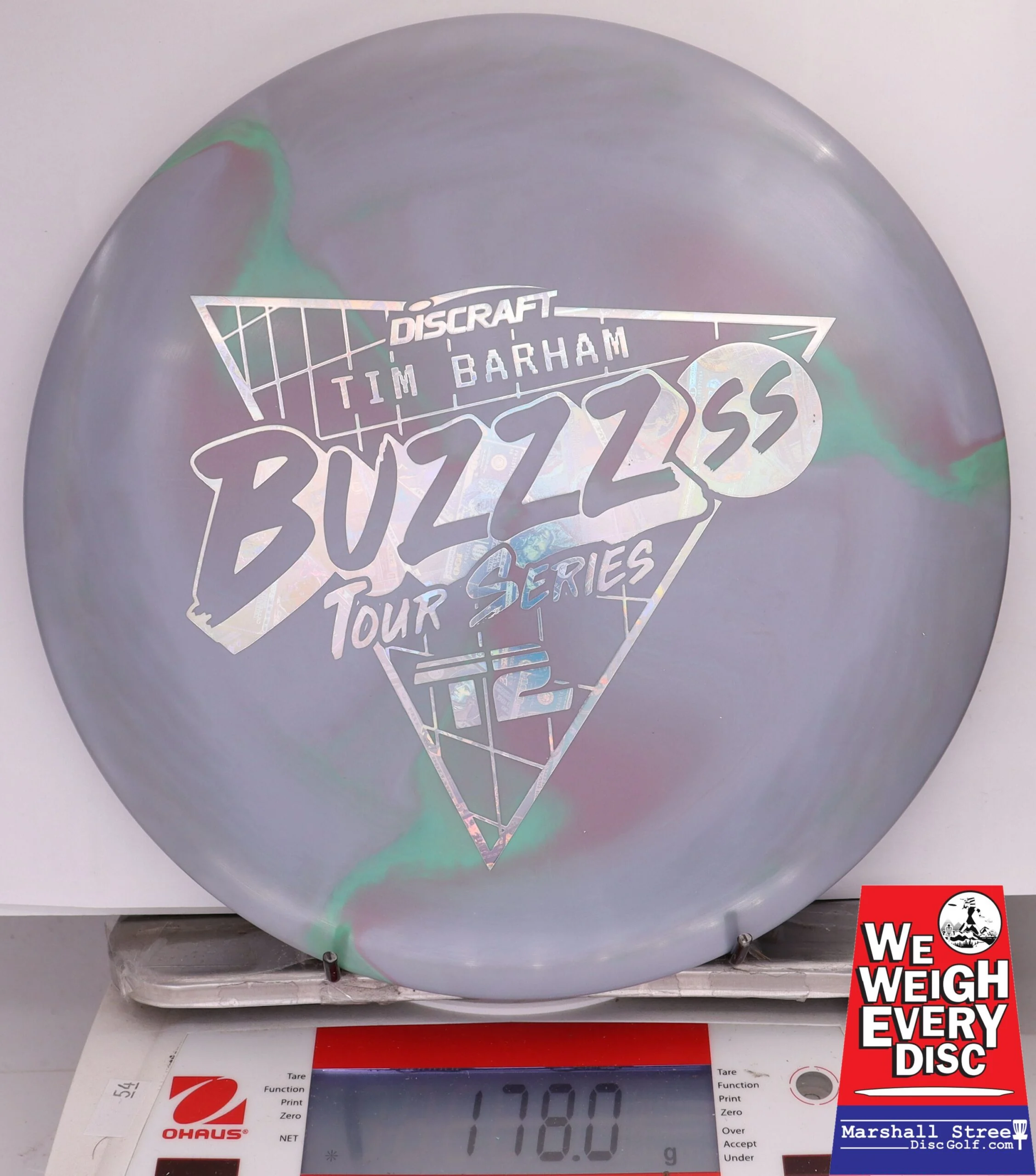 379007 ESP Swirl Buzzz SS, Tim Barham - 2022 Tour Series - #44 PurpGryGrn, 178
