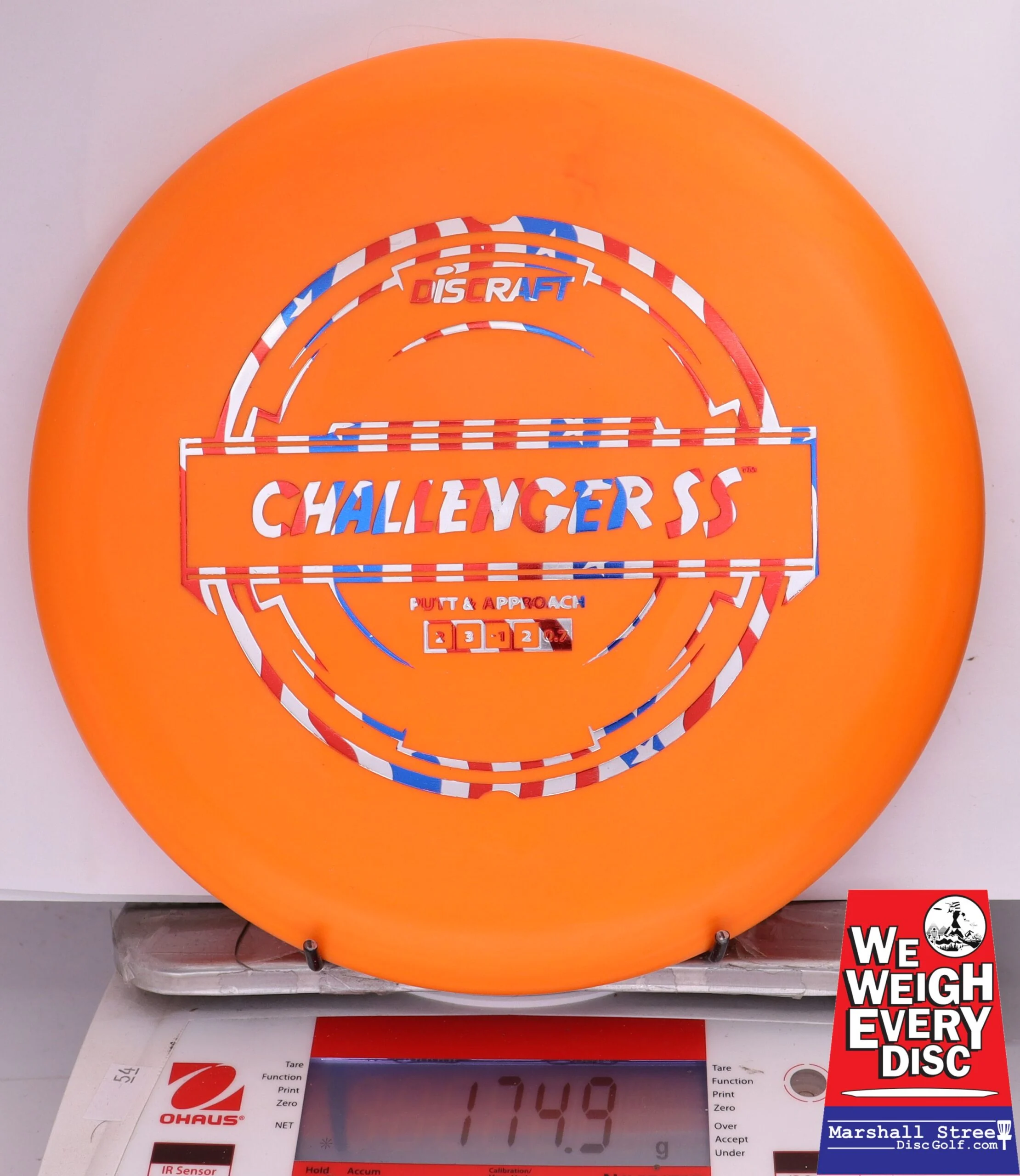 379822 Putter Line Hard Challenger SS - #448 Orange, 175