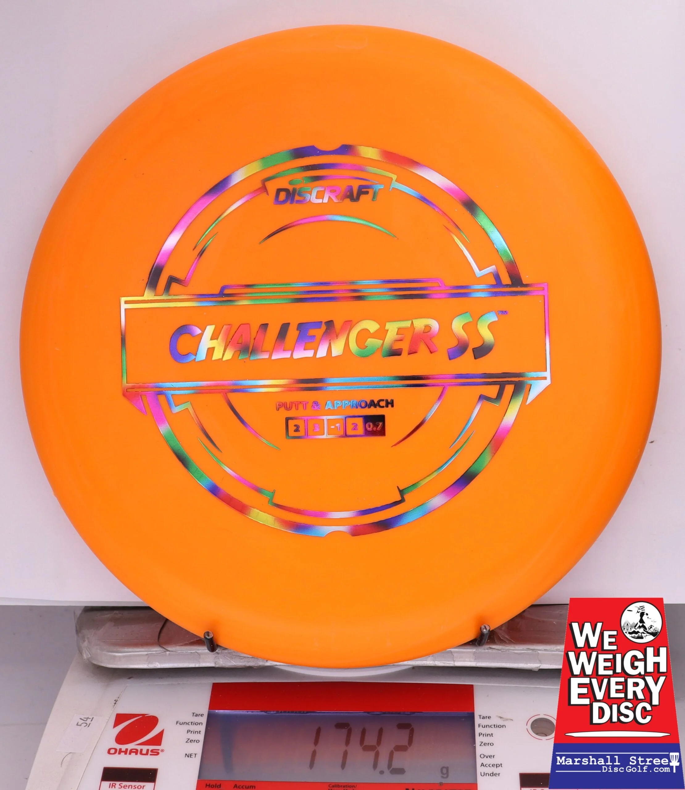 379823 Putter Line Hard Challenger SS - #449 Orange, 174