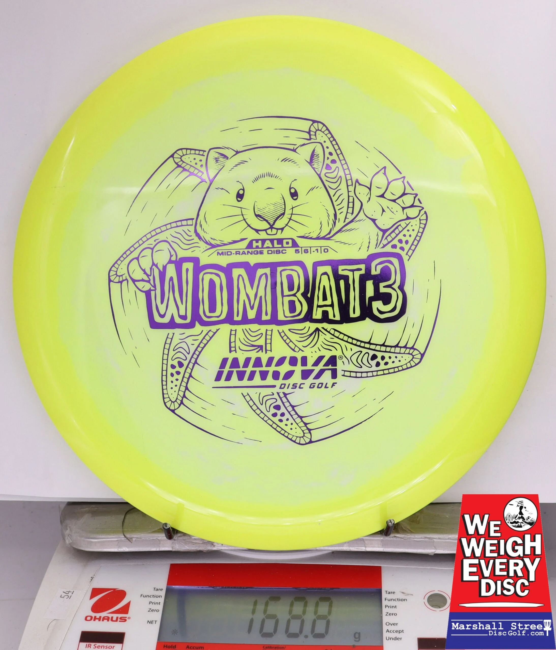 380764 Halo Star Wombat3 - #607 Yellow-White, 169