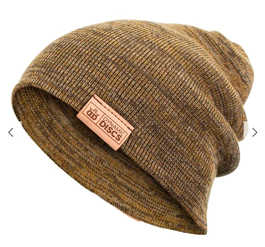 Dynamic Discs Marled Knit Slouch Beanie