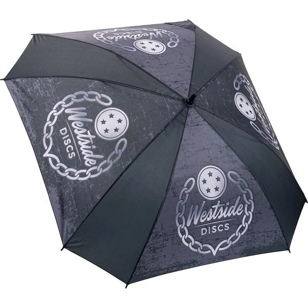 383811 Westside Discs 60" Arc Umbrella - Brushed Aluminum