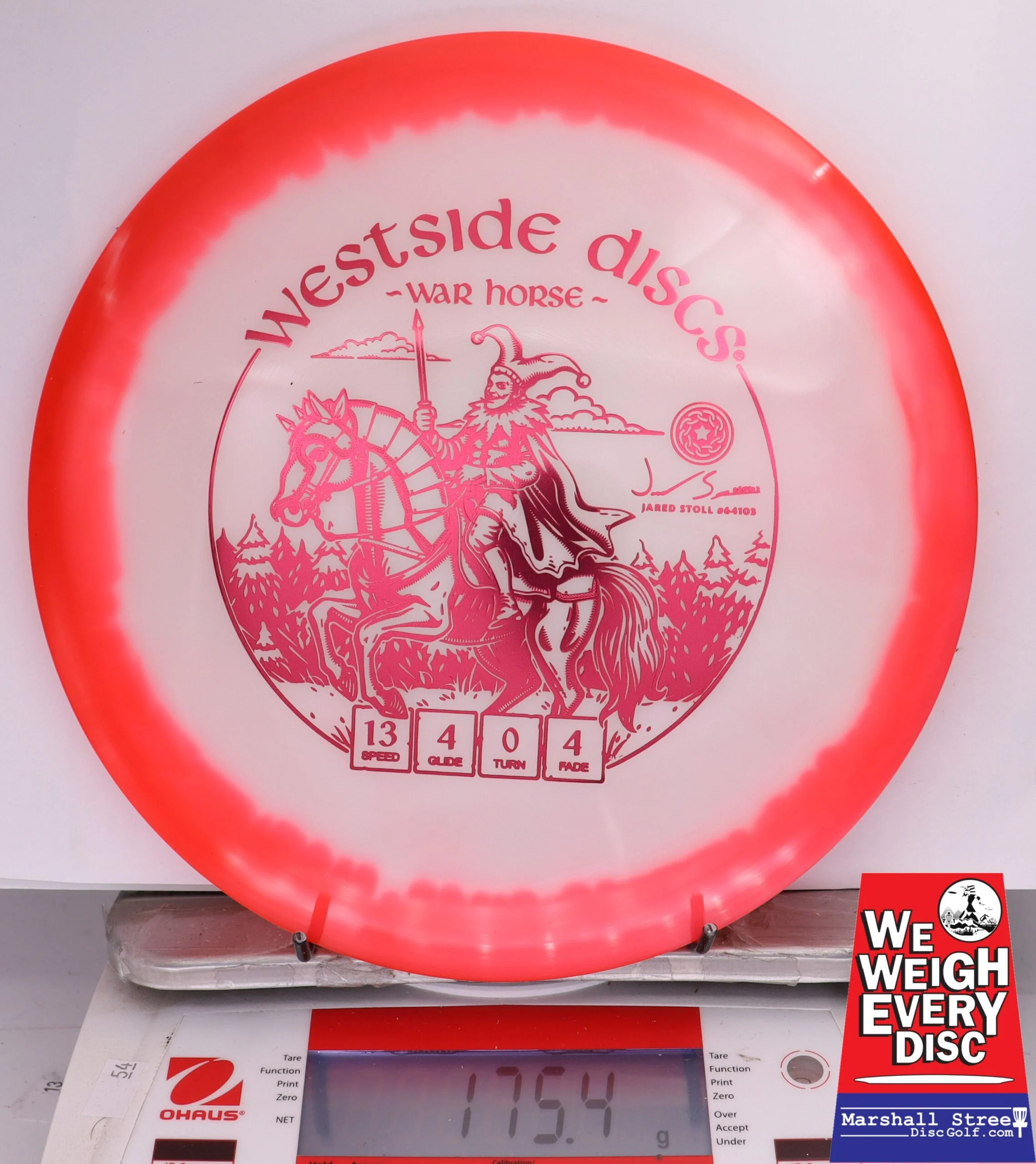384970 VIP Orbit War Horse, Jared Stoll 2025 Team Series - #513 Red-White, 175