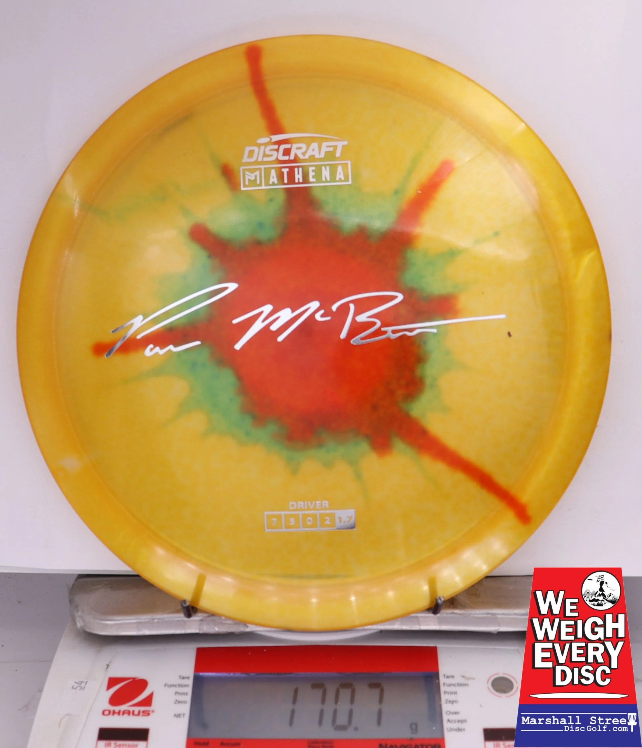 388628 Tie-Dye Z Athena, Paul McBeth - #469 YellowRed, 171