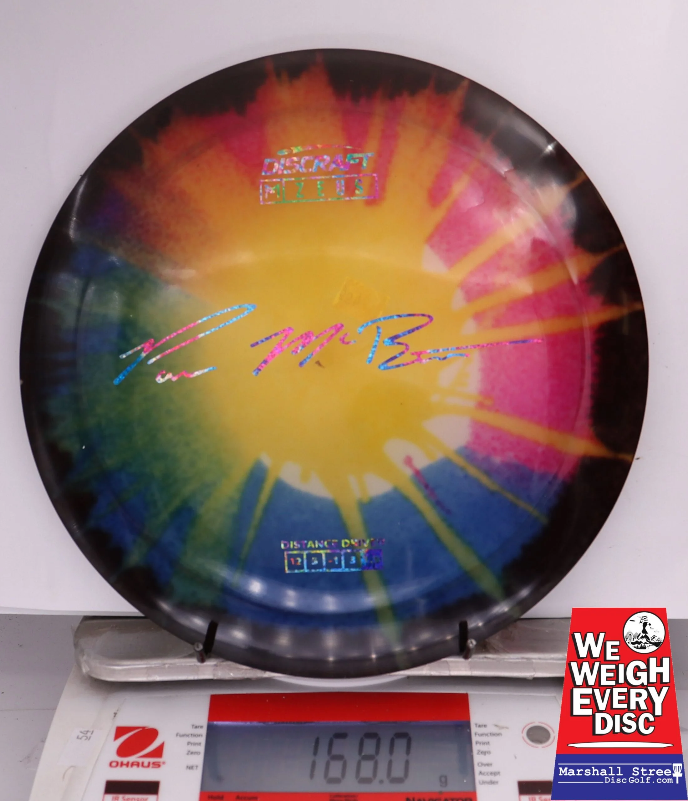 388641 Tie-Dye Z Zeus, Paul McBeth - #466 BlackPinkYellowBlueGreen, 168