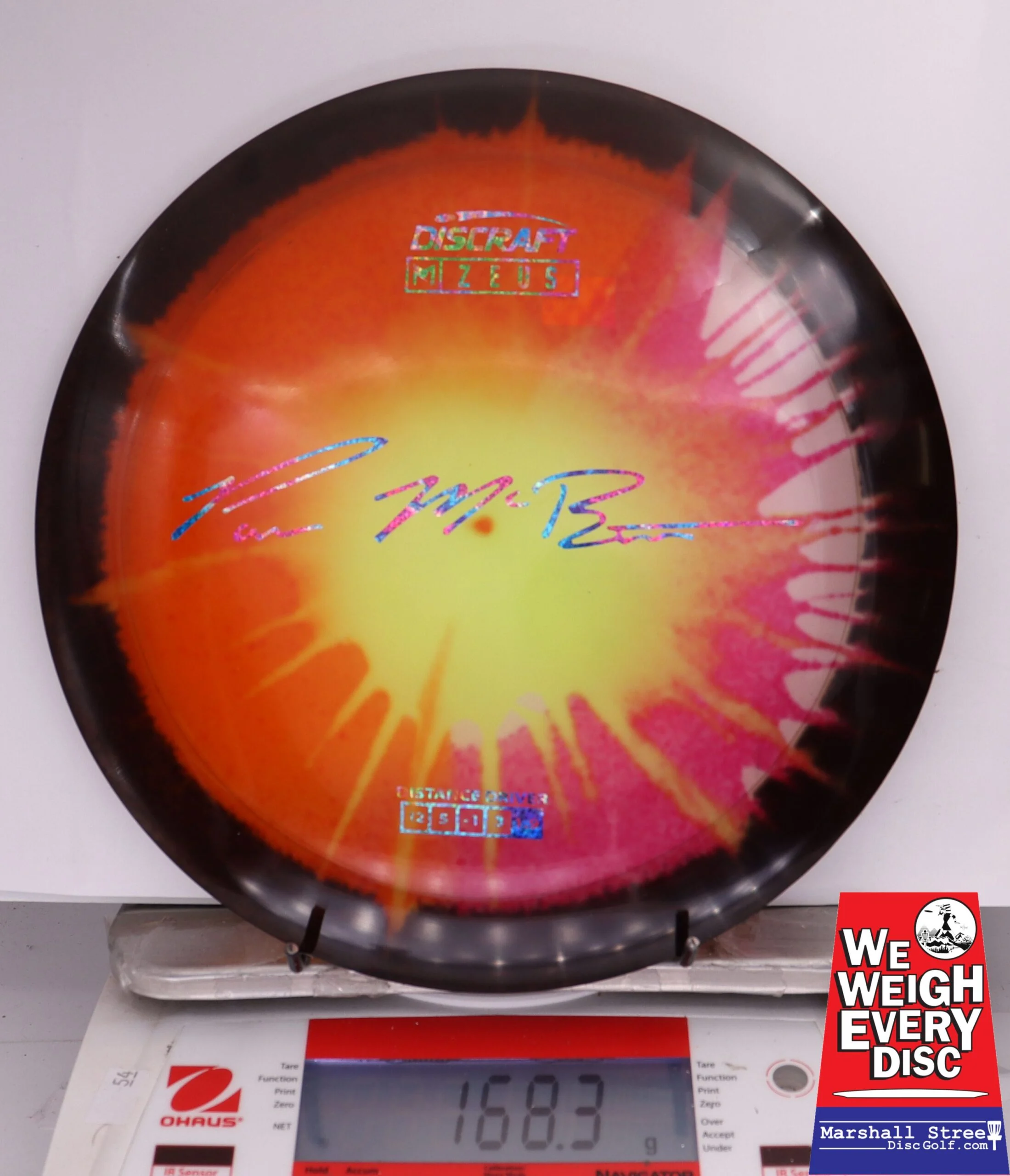 388642 Tie-Dye Z Zeus, Paul McBeth - #467 BlackPinkRedYellow, 168