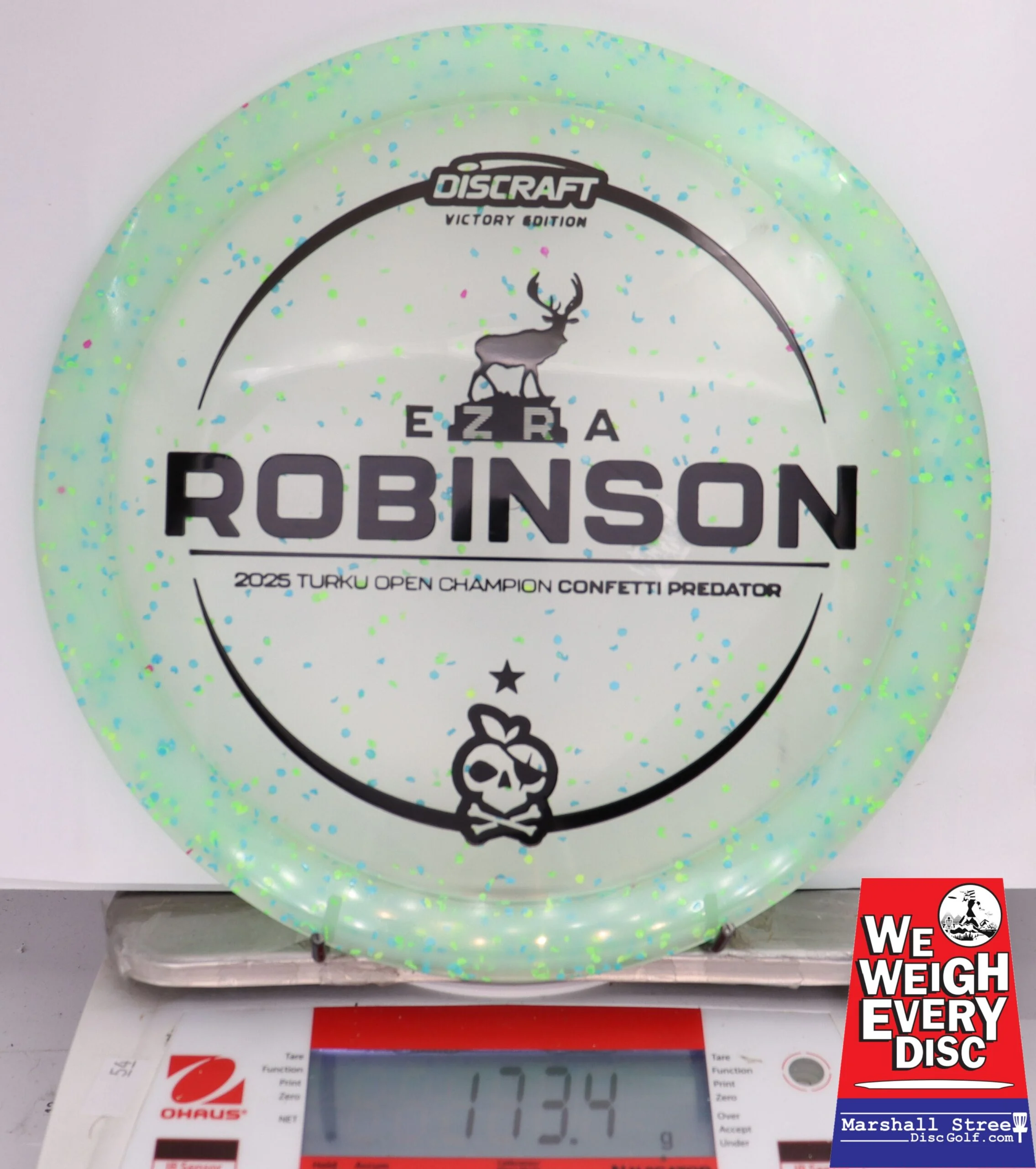 392649 Z Confetti Predator, Ezra Robinson 2025 Turku Open Champ - #03 Green, 173