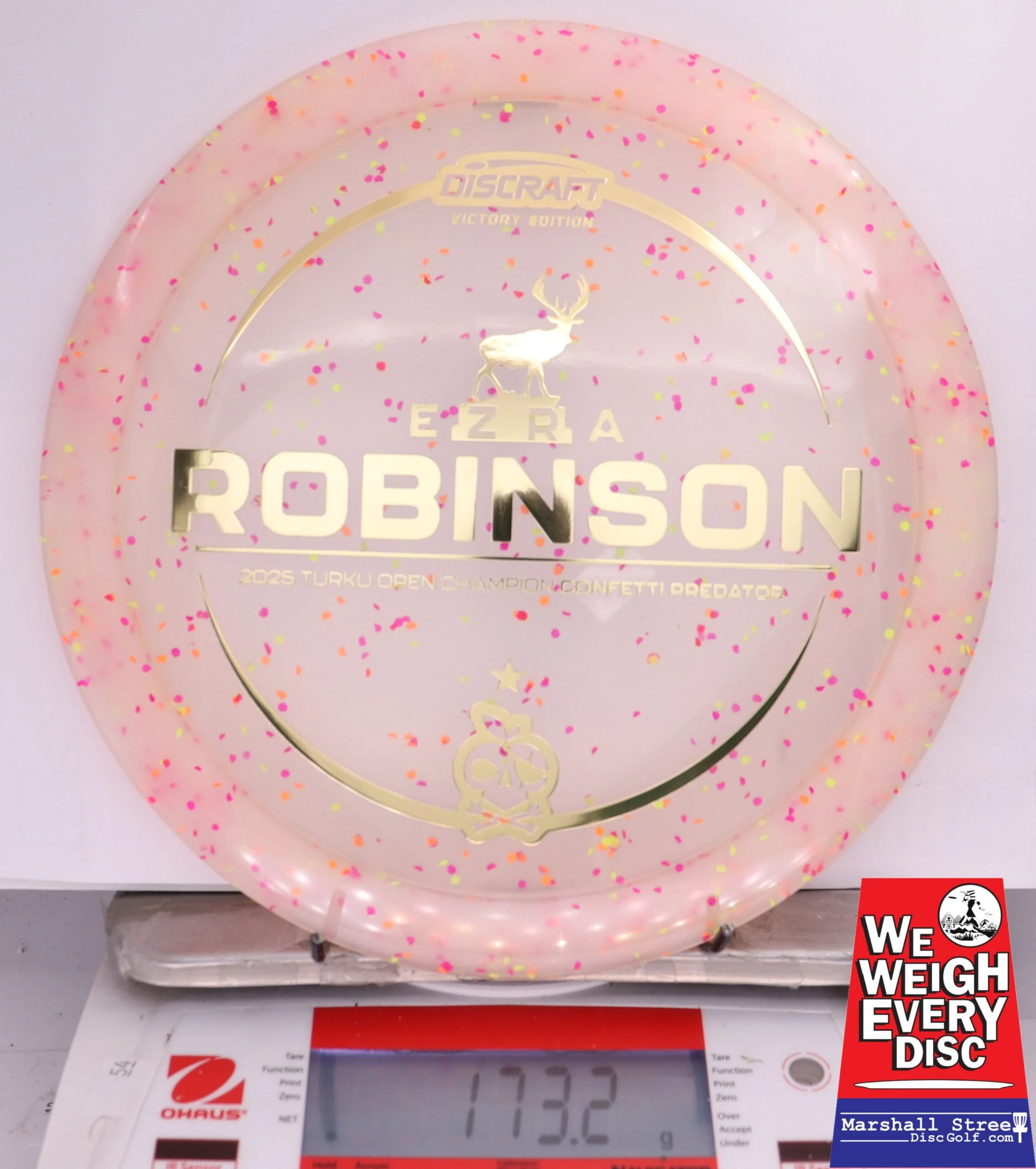 392652 Z Confetti Predator, Ezra Robinson 2025 Turku Open Champ - #06 Pink, 173