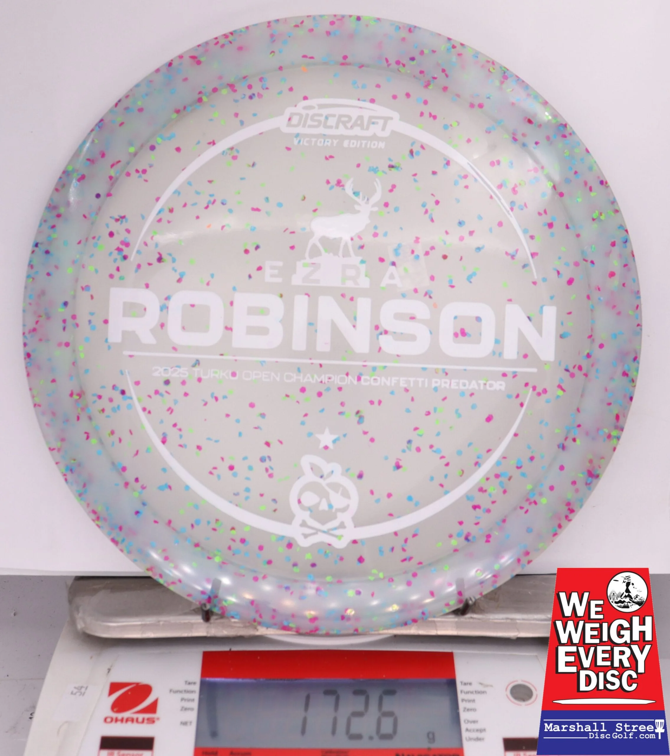 392654 Z Confetti Predator, Ezra Robinson 2025 Turku Open Champ - #08 Blue, 173