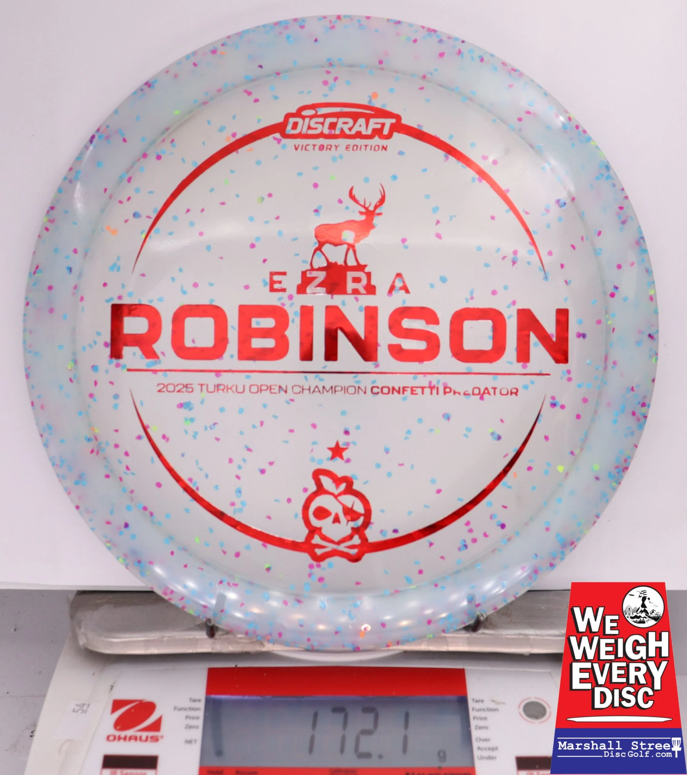 392657 Z Confetti Predator, Ezra Robinson 2025 Turku Open Champ - #11 Blue, 172