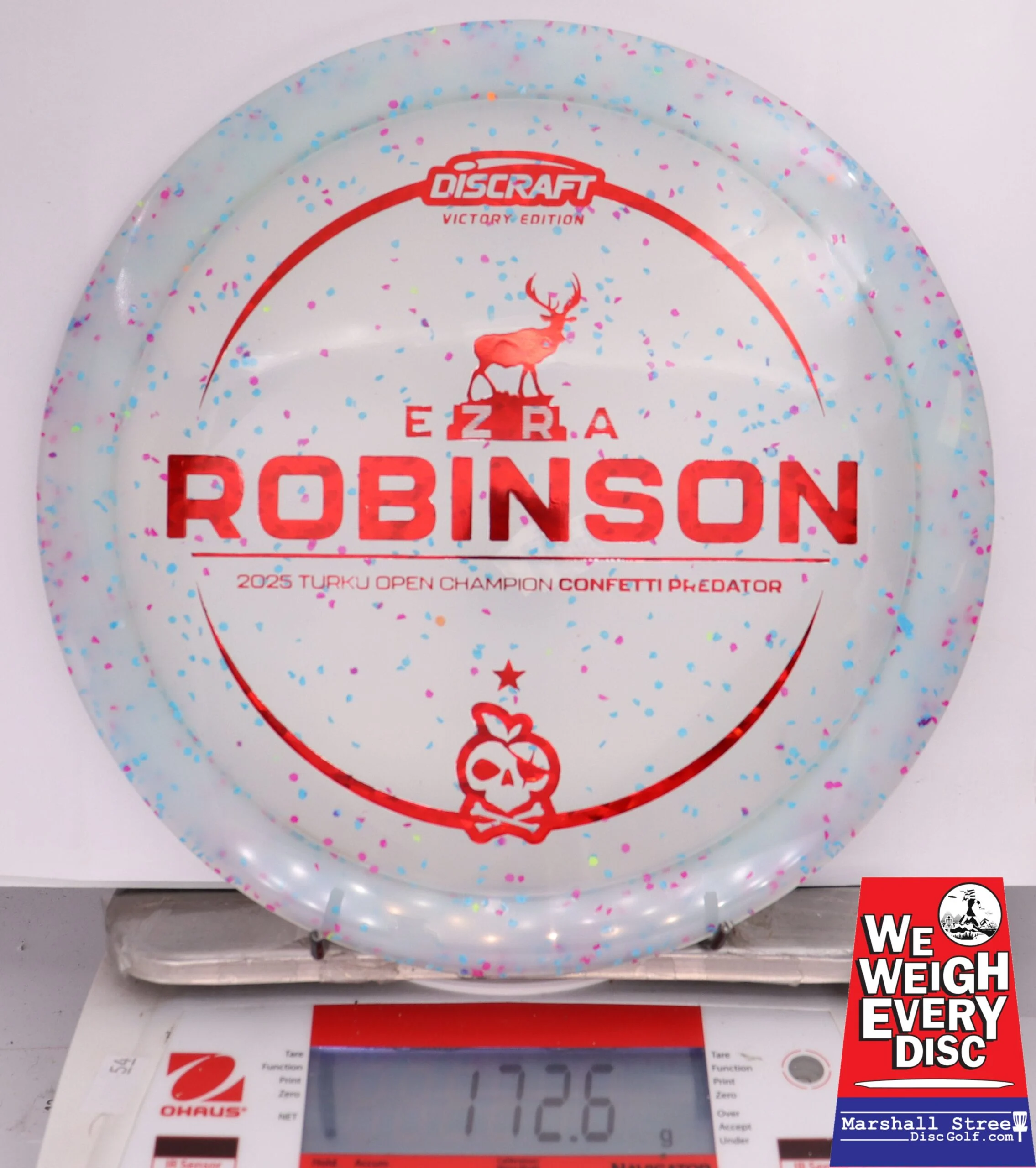392658 Z Confetti Predator, Ezra Robinson 2025 Turku Open Champ - #12 Blue, 173