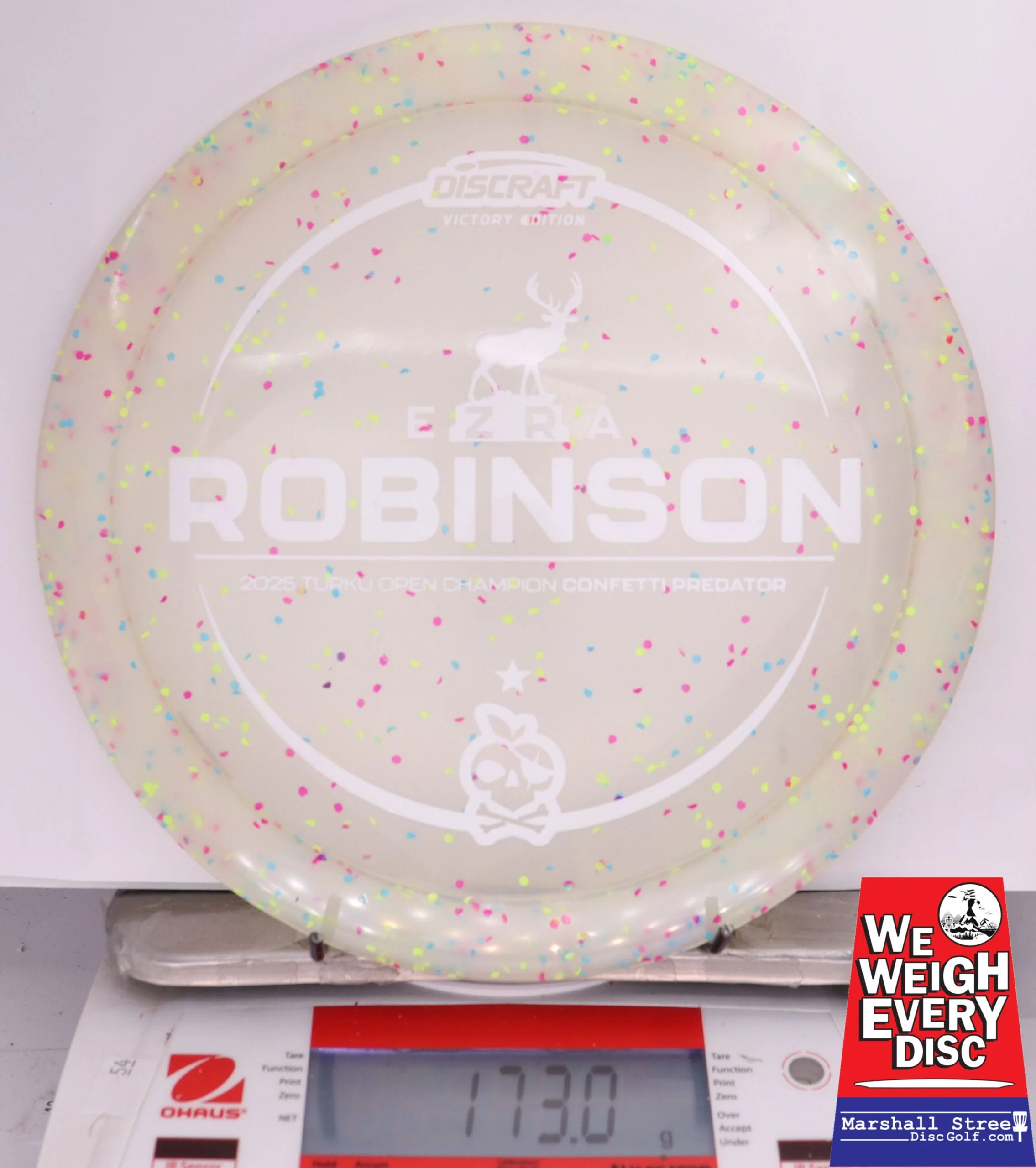 392664 Z Confetti Predator, Ezra Robinson 2025 Turku Open Champ - #18 Red, 173