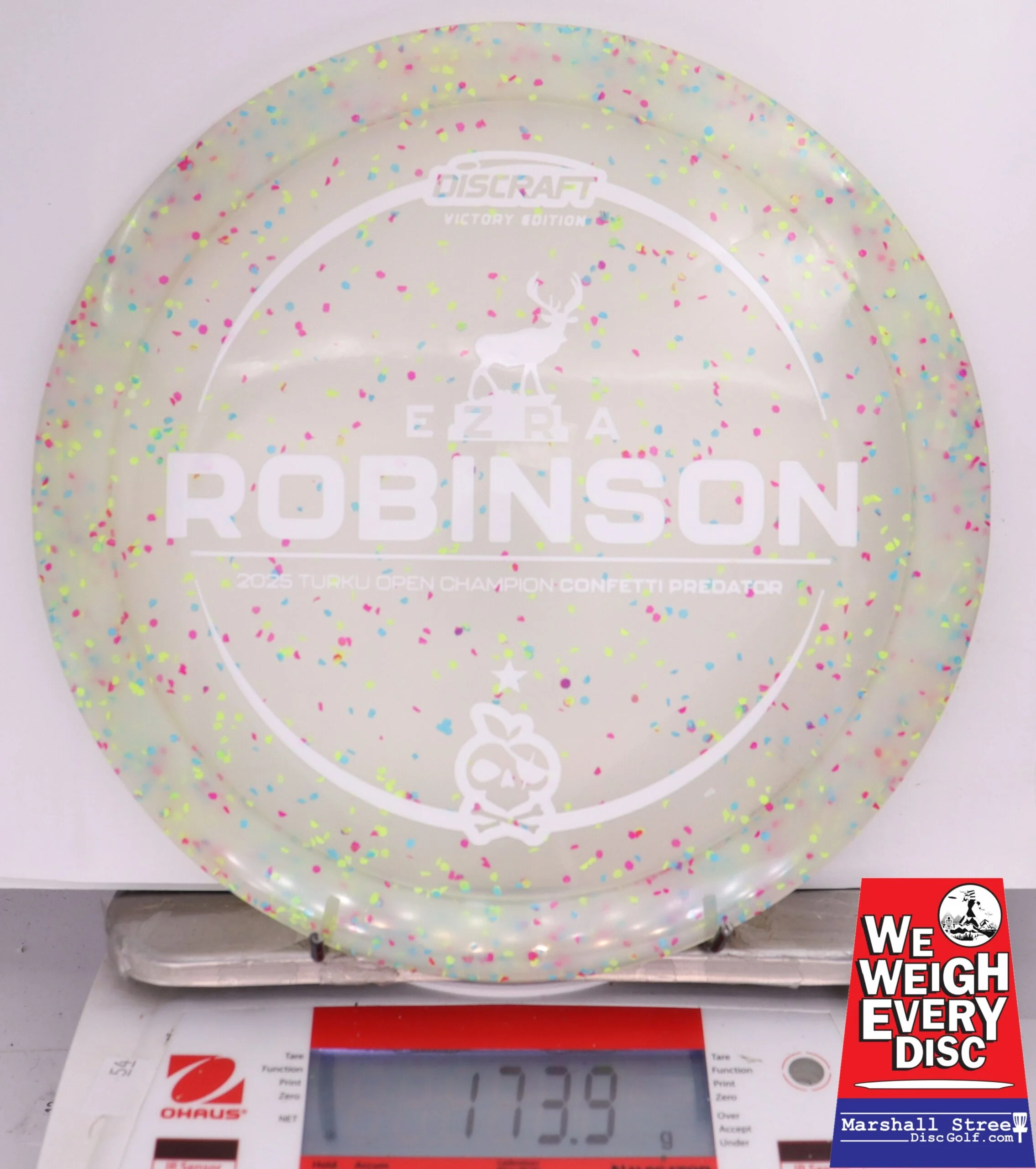 392665 Z Confetti Predator, Ezra Robinson 2025 Turku Open Champ - #19 RedGreen, 174