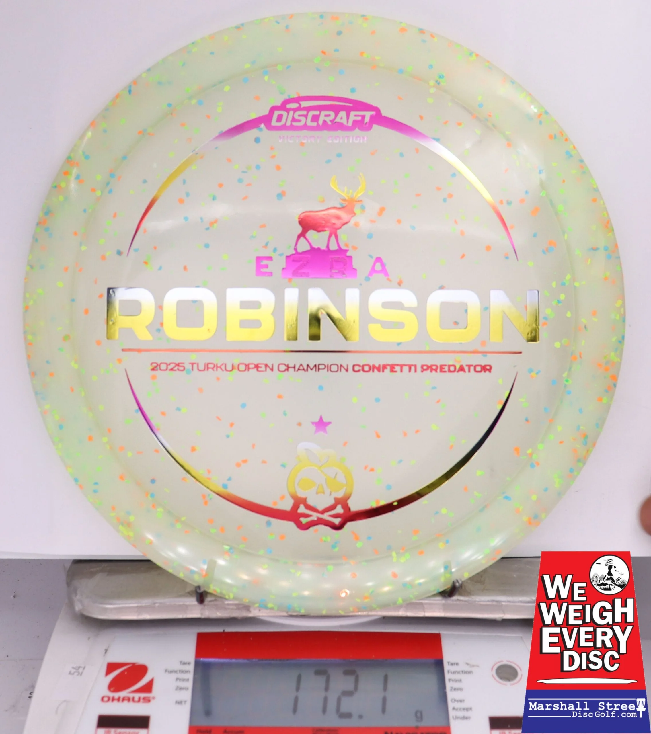 392669 Z Confetti Predator, Ezra Robinson 2025 Turku Open Champ - #23 Green, 172