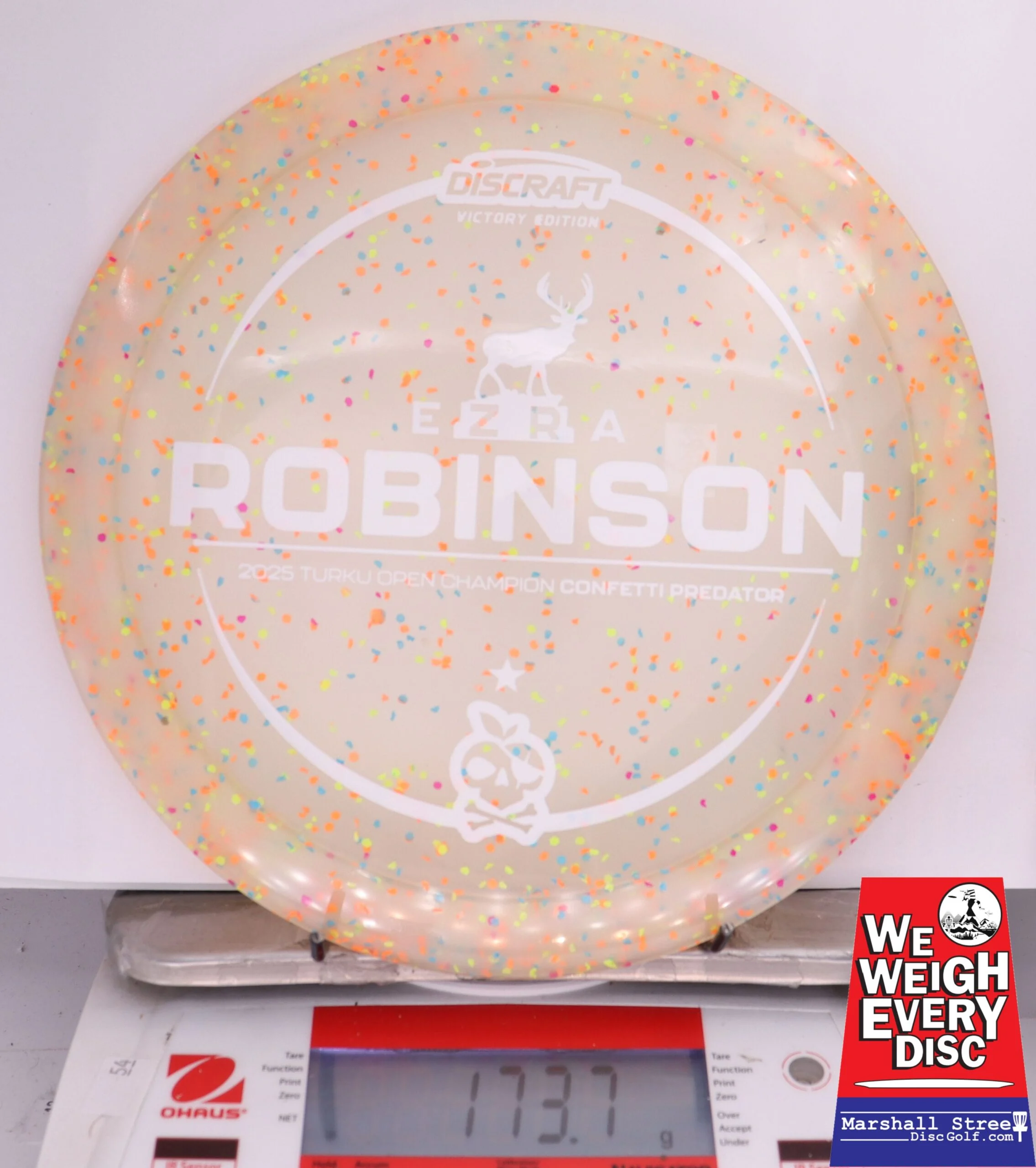 392671 Z Confetti Predator, Ezra Robinson 2025 Turku Open Champ - #25 Orange, 174