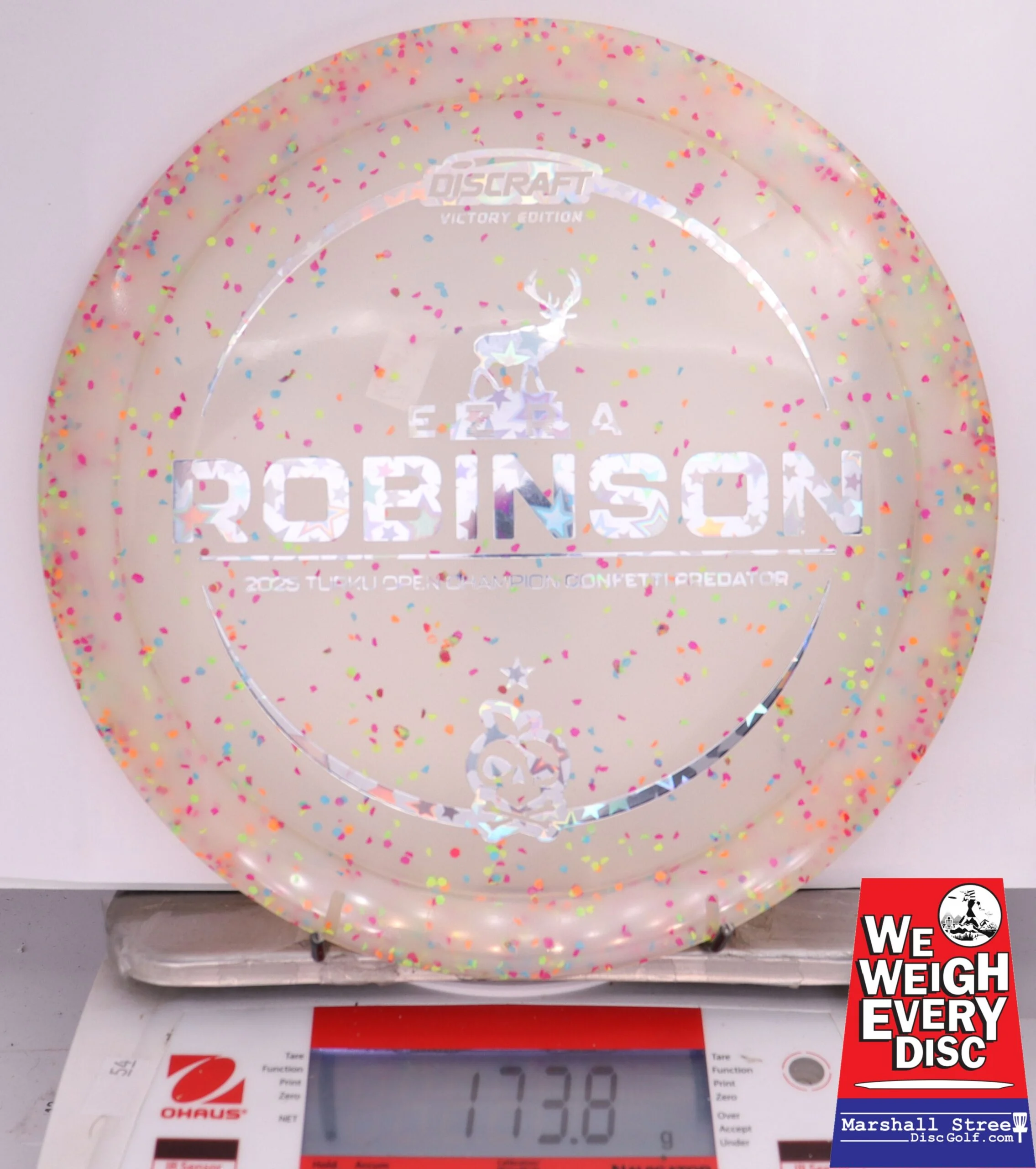 392673 Z Confetti Predator, Ezra Robinson 2025 Turku Open Champ - #27 Orange, 174
