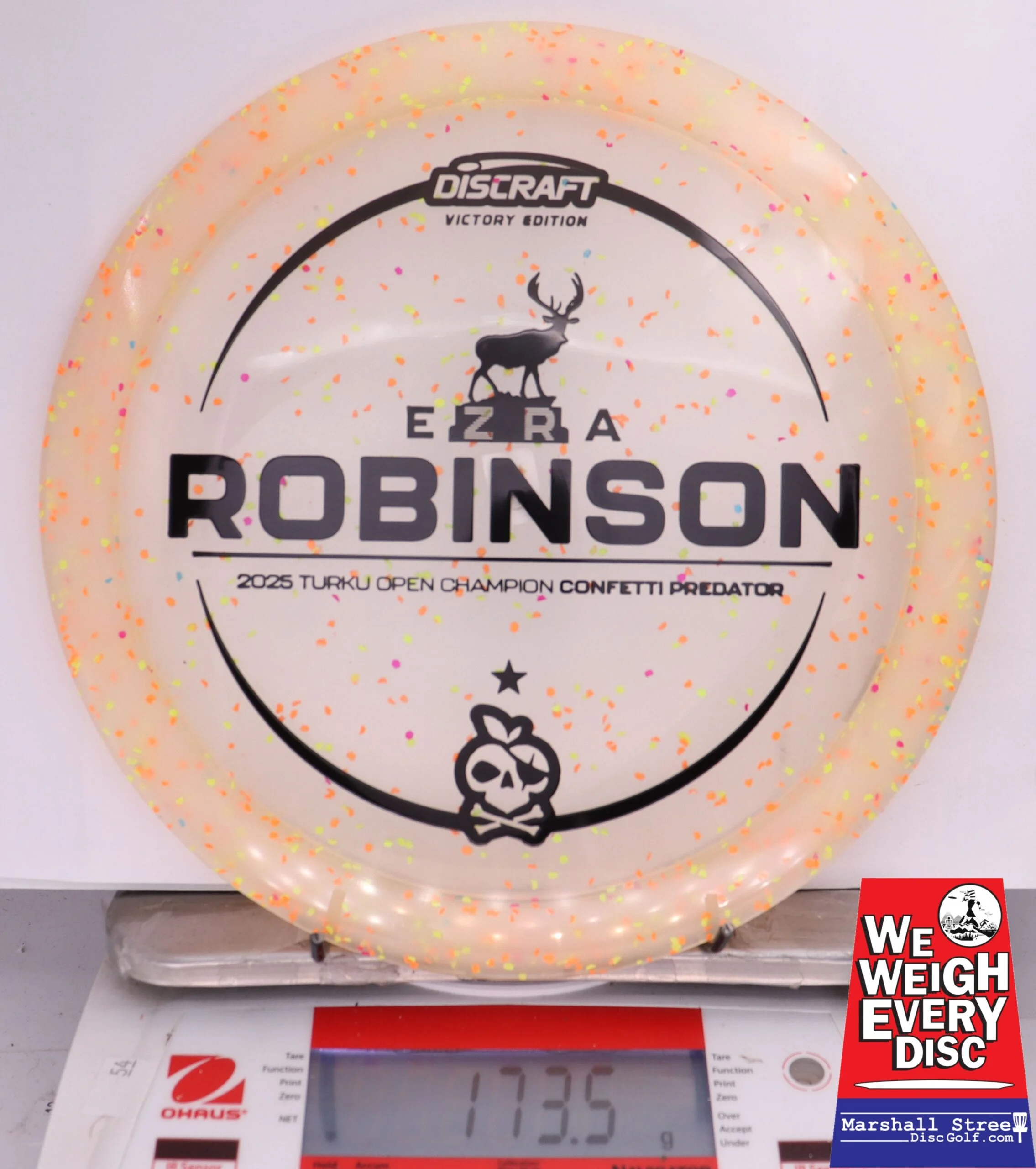 392675 Z Confetti Predator, Ezra Robinson 2025 Turku Open Champ - #29 Orange, 174