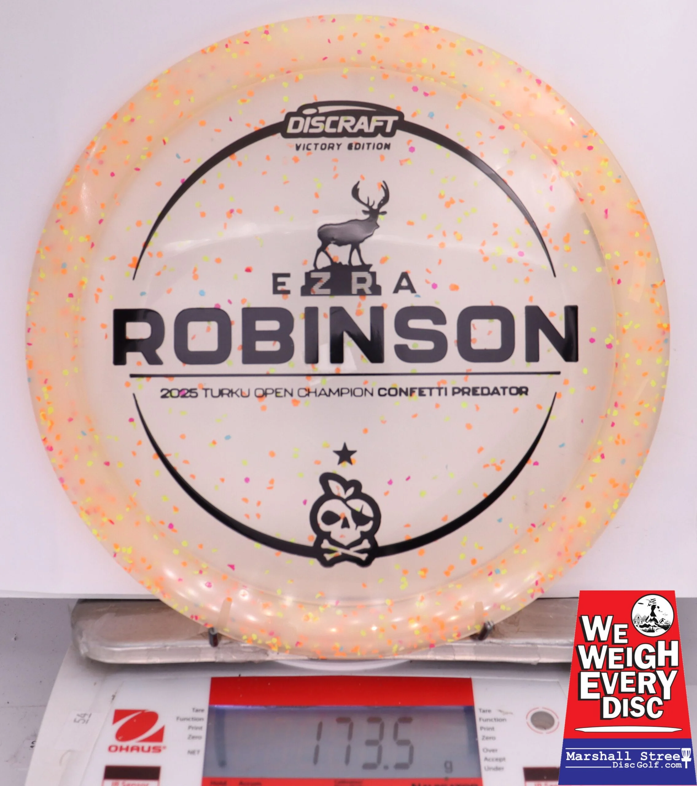 392676 Z Confetti Predator, Ezra Robinson 2025 Turku Open Champ - #30 Orange, 174