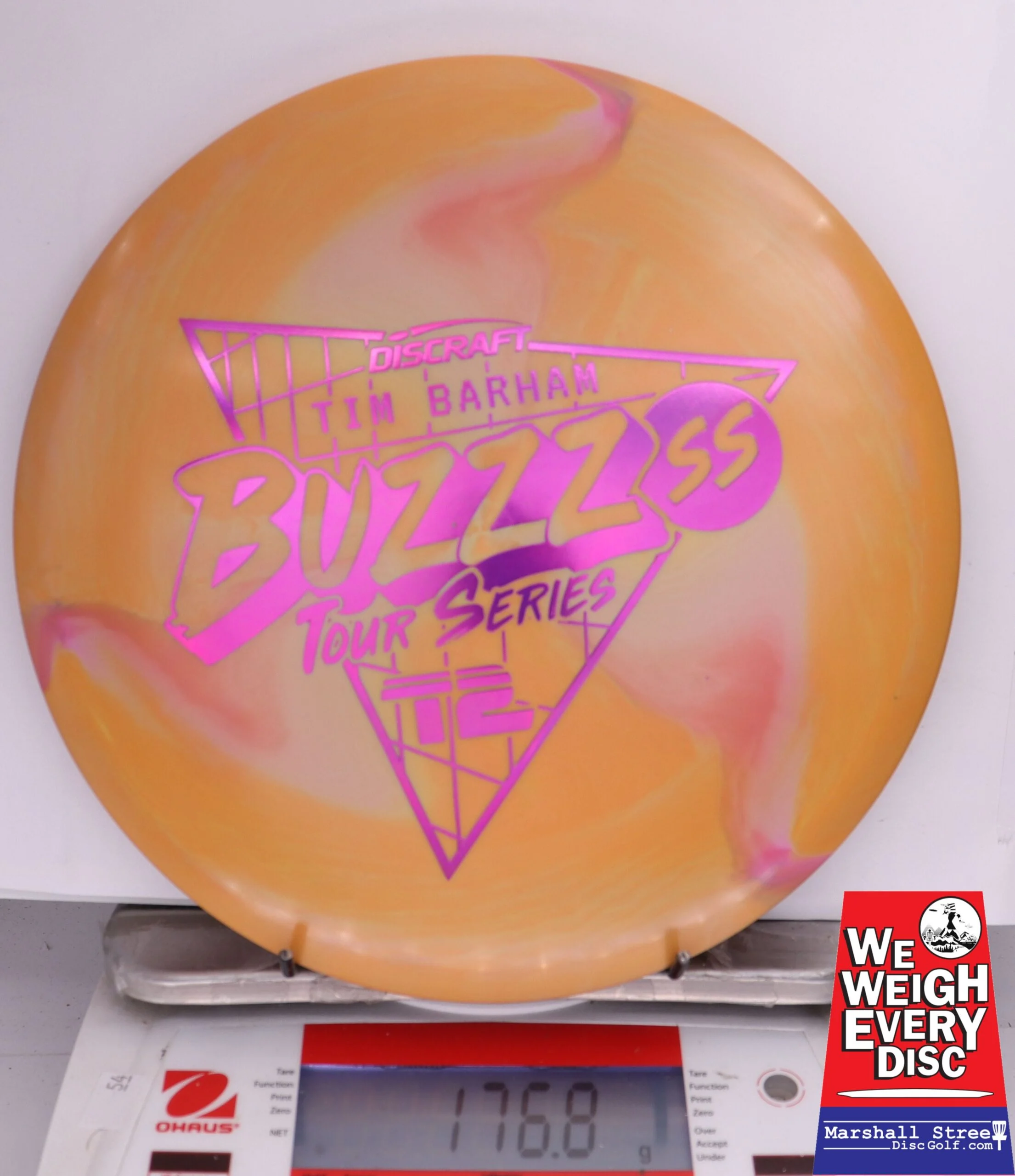 394085 ESP Swirl Buzzz SS, Tim Barham - 2022 Tour Series - #80 Orange, 177