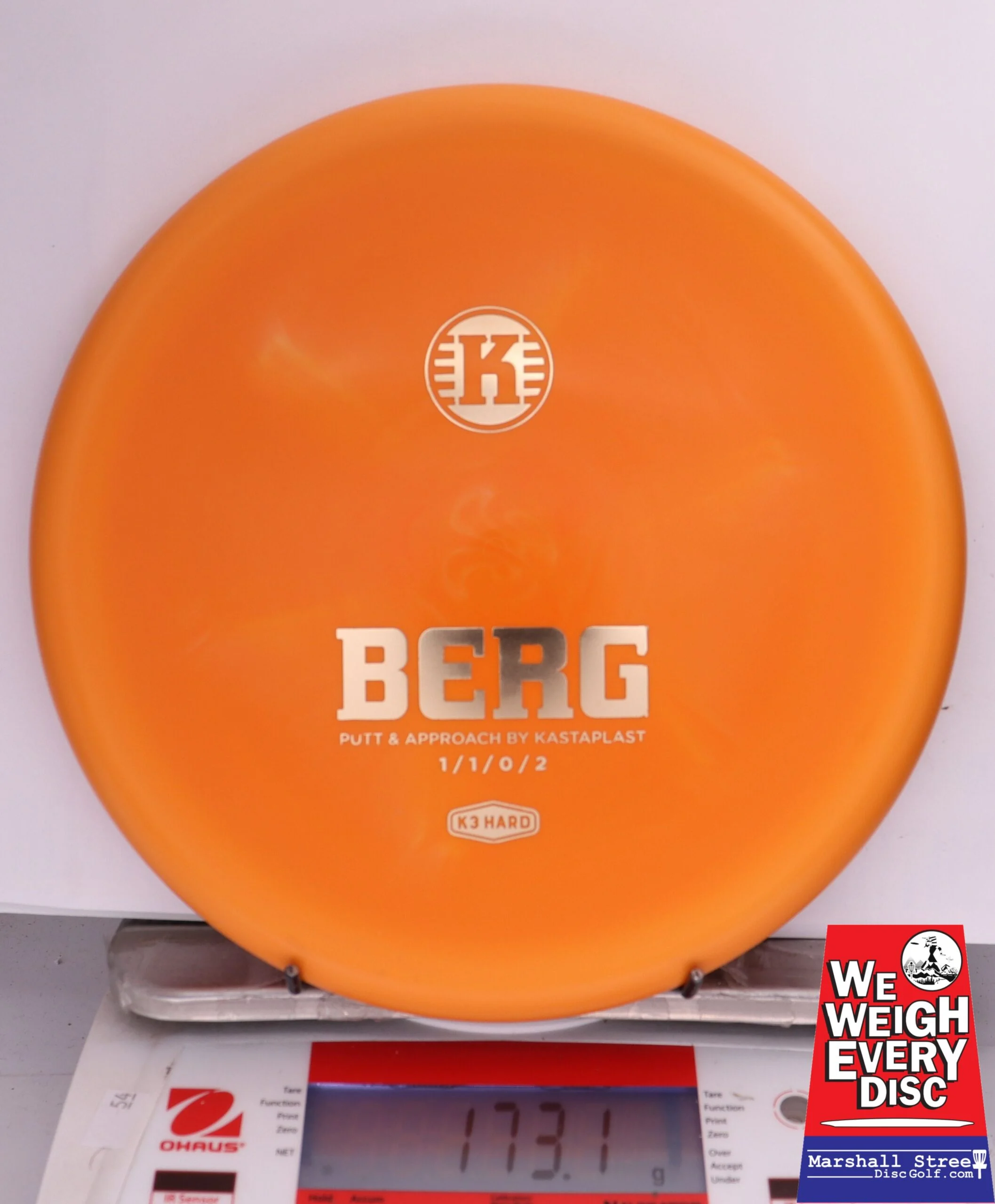 394858 K3 Hard Berg - #530 Orange, 173