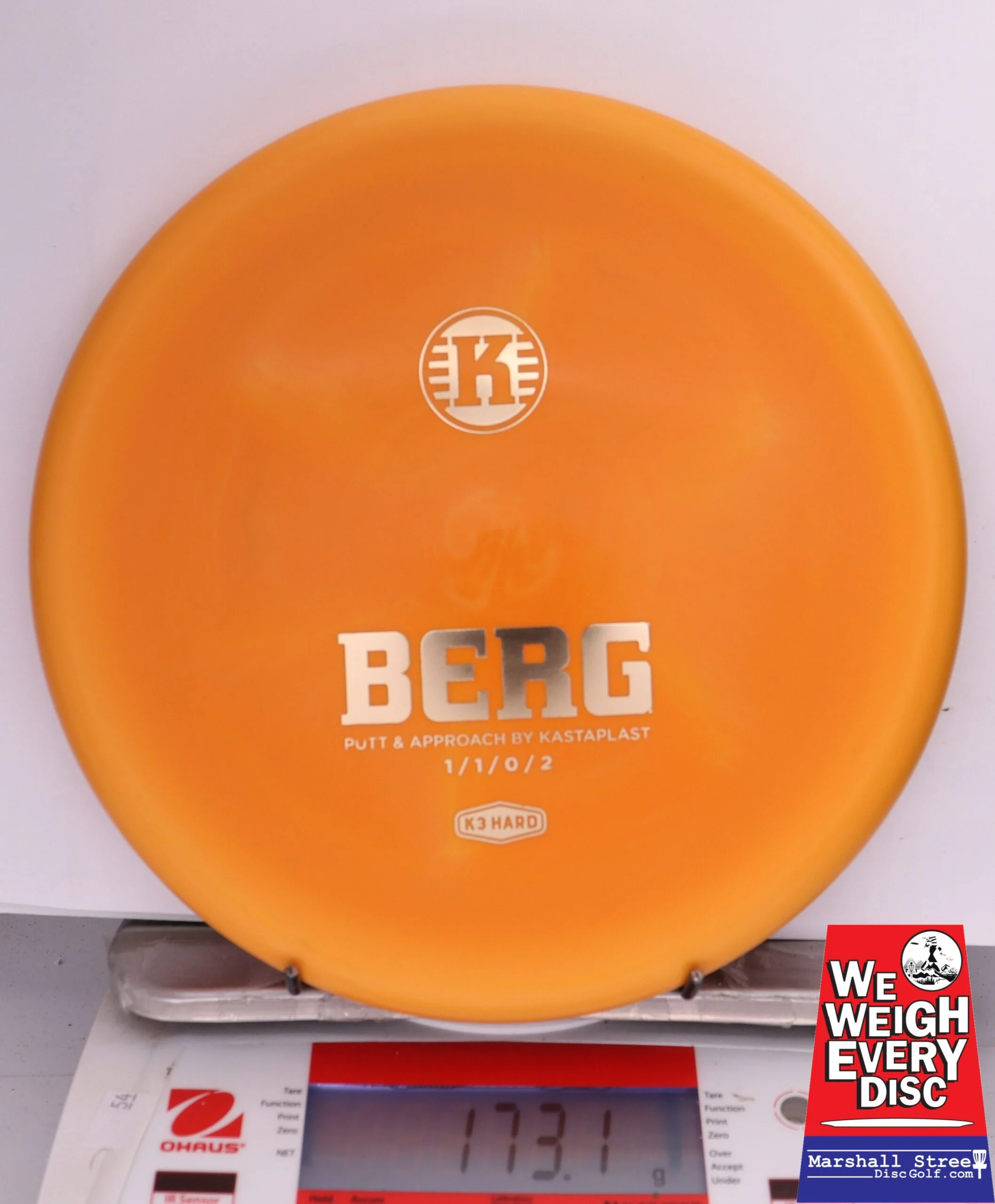 394861 K3 Hard Berg - #533 Orange, 173