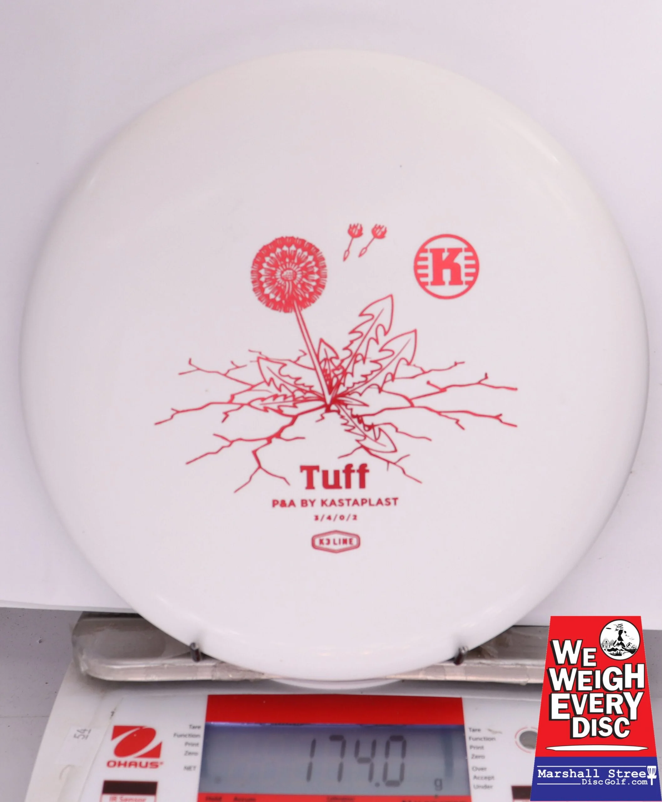 394887 K3 Tuff - #538 White, 174