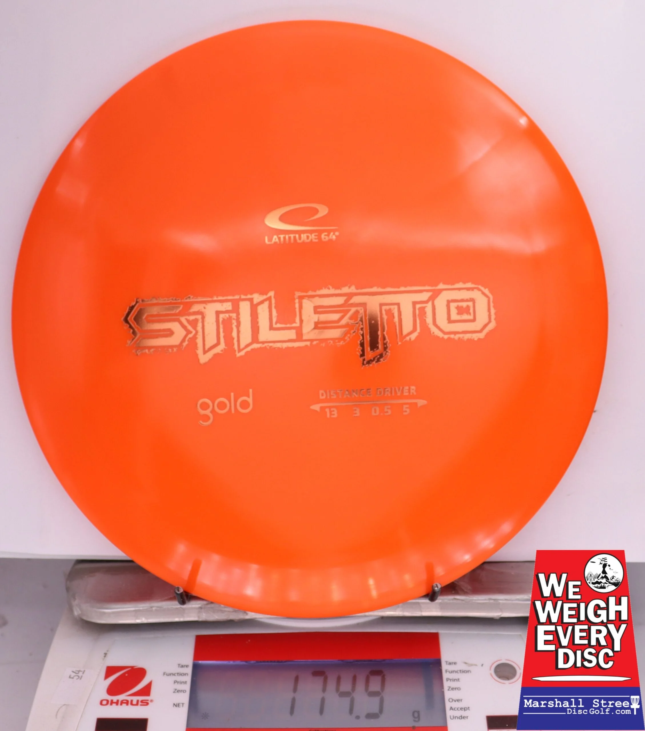 396165 Gold Stiletto - #530 Orange, 175