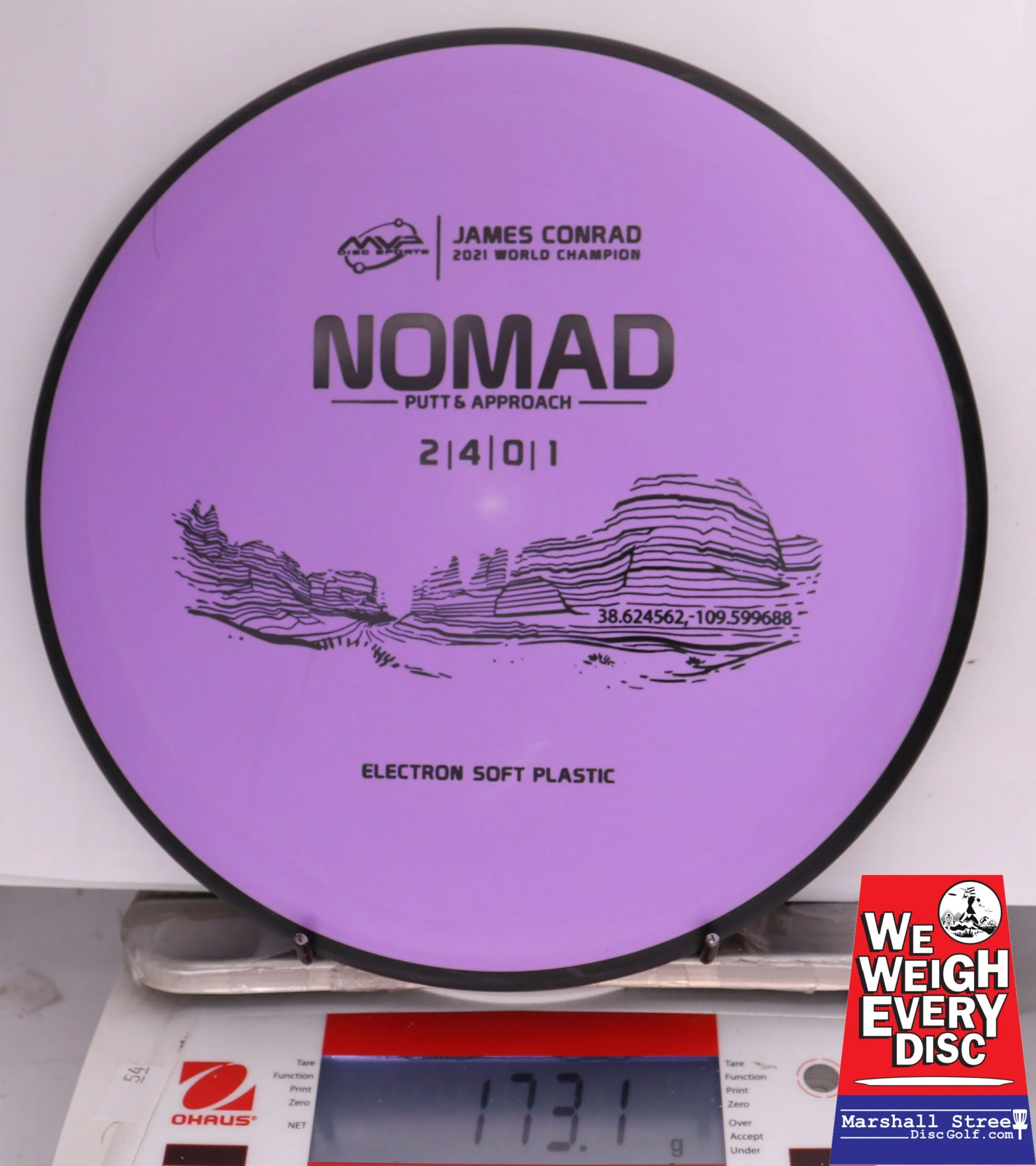 397264 Electron Soft Nomad, James Conrad - #626 Purple, 173