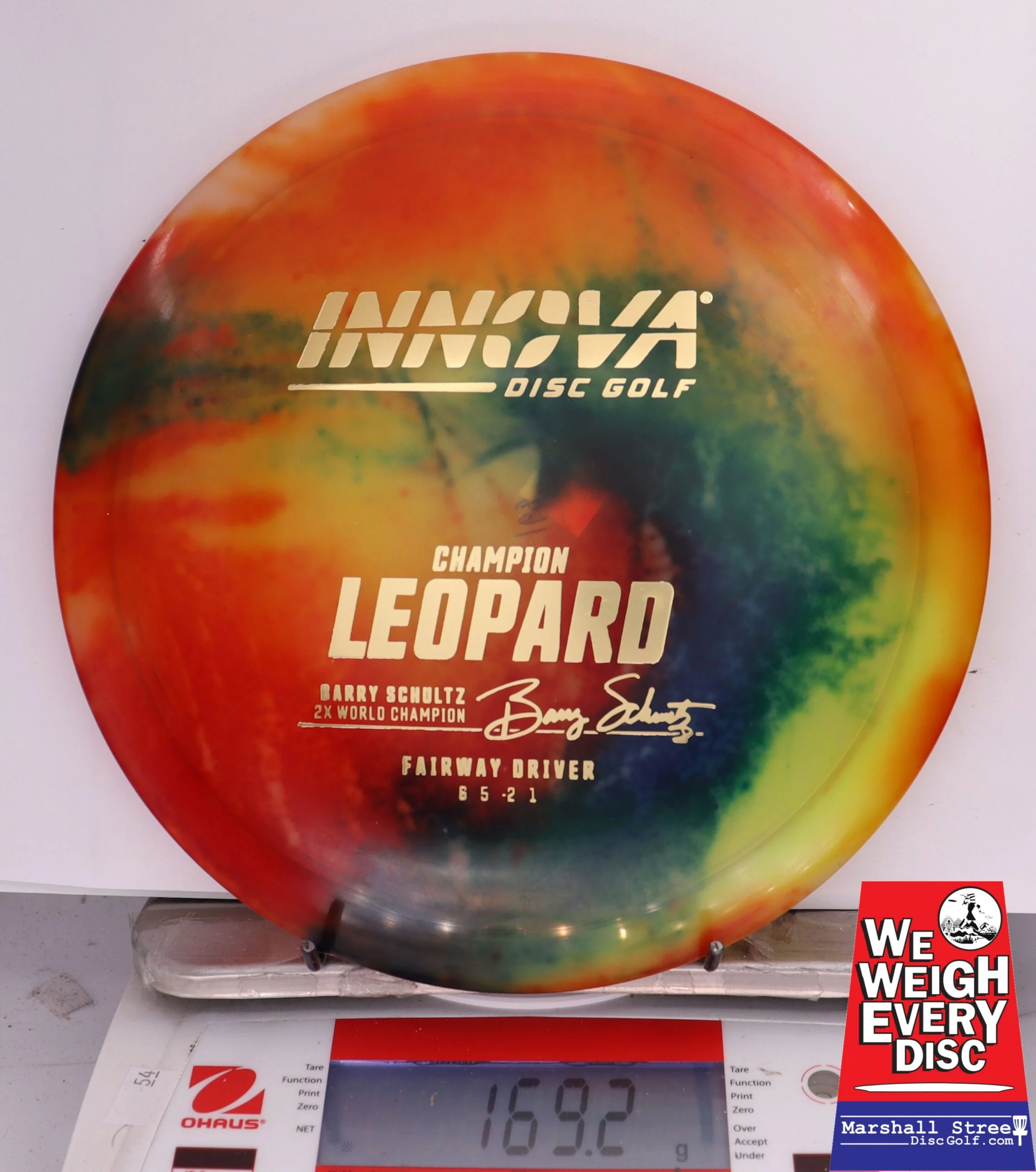 399488 Tie-Dye Champion Leopard, Barry Schultz 2X - #743 Rainbow, 169