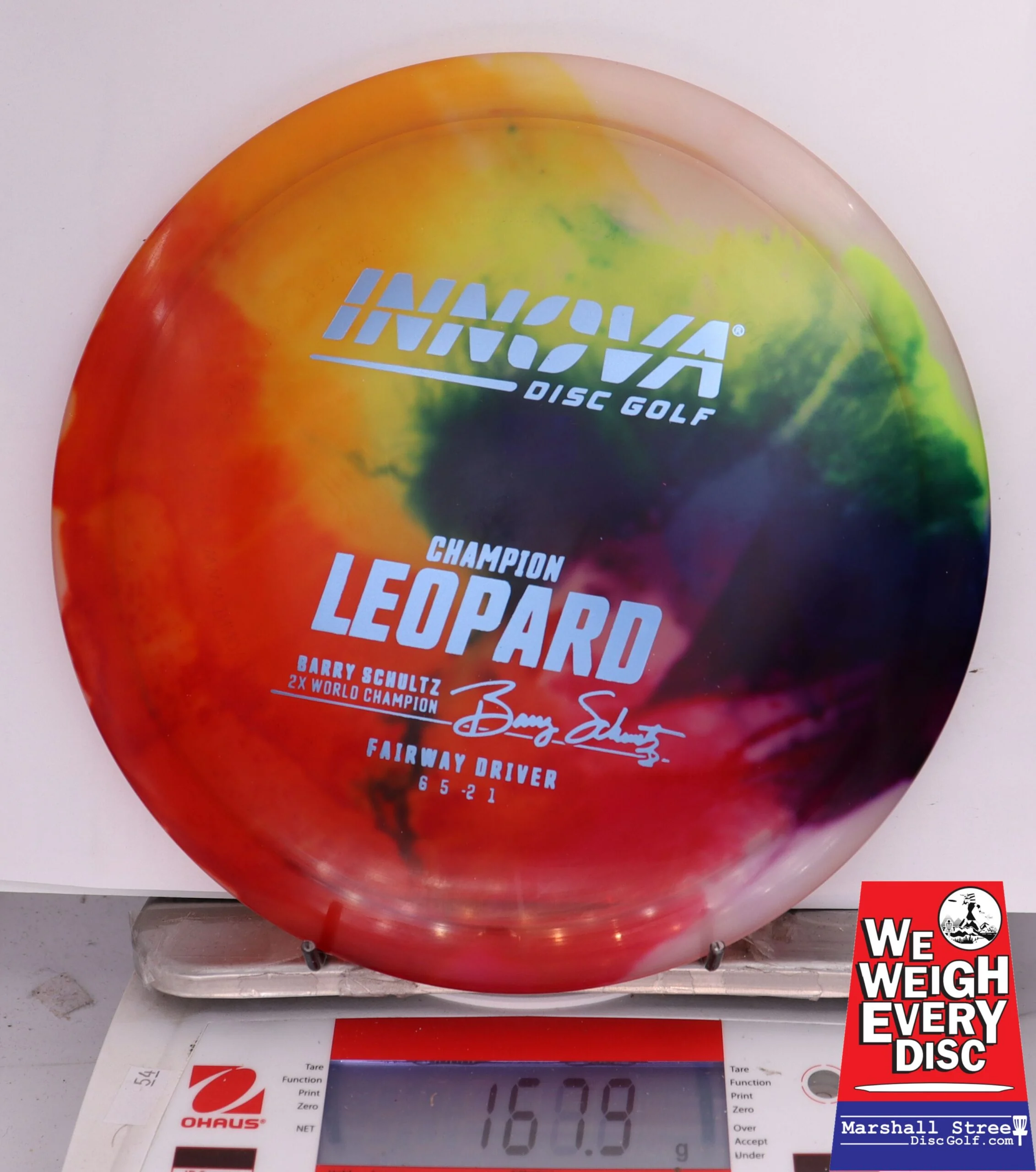 399492 Tie-Dye Champion Leopard, Barry Schultz 2X - #747 Rainbow, 168