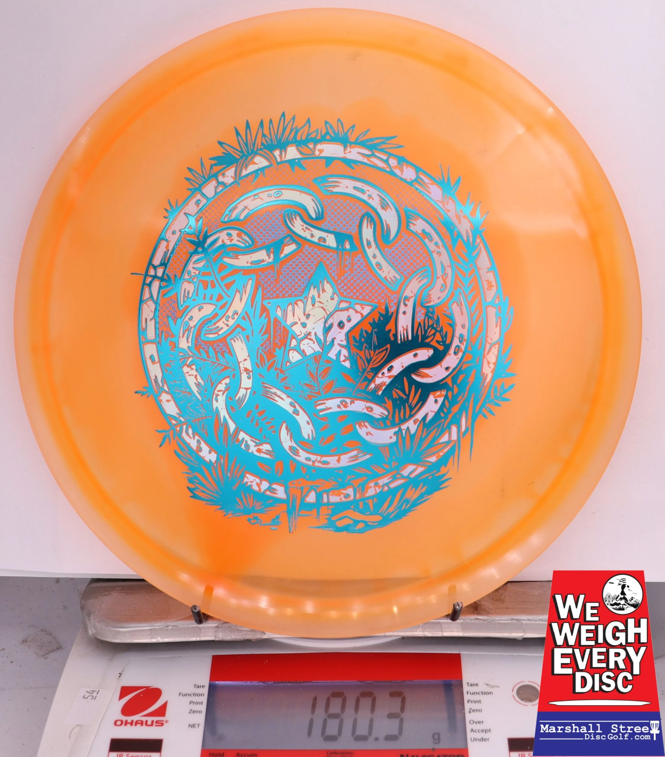 400158 VIP Ice Orbit Moonshine Gatekeeper, Desolate Shield - #537 White-Orange, 180