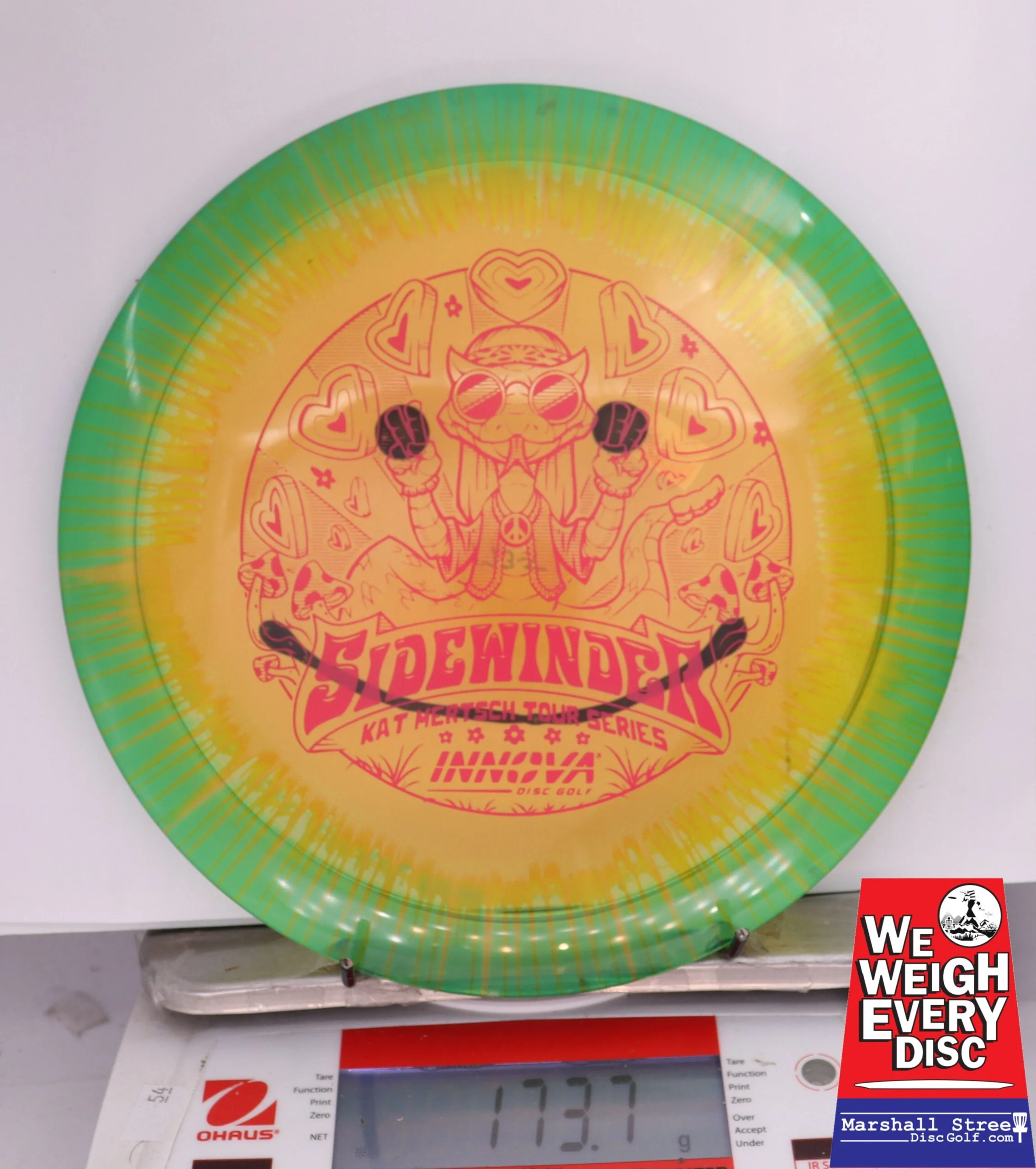400344 Tie-Dye Champion Sidewinder, Kat Mertsch 2025 Tour Series - #614 Green-Yellow, 174