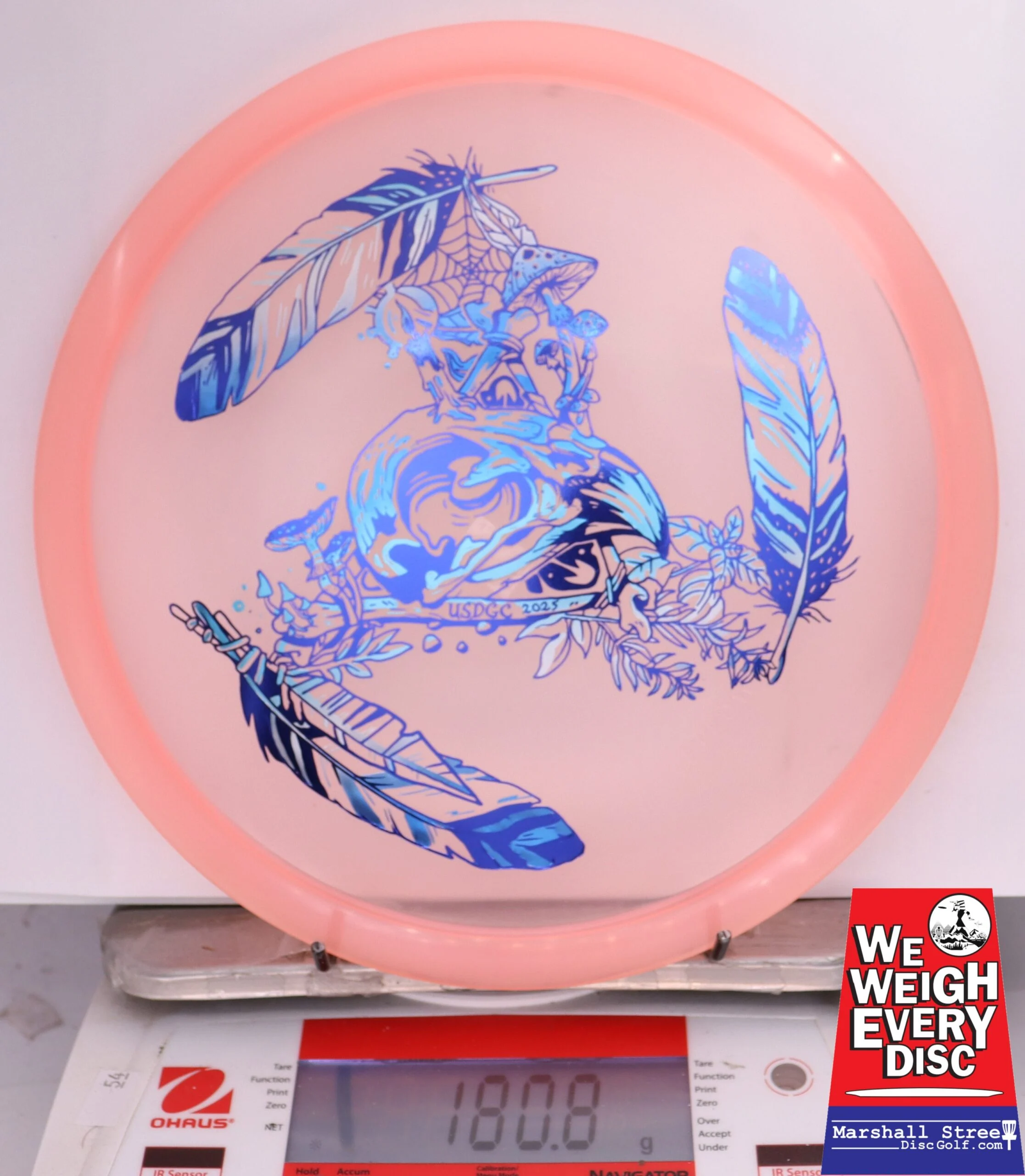 400673 Champion Roc, 2025 USDGC Shaman Thrower - #05 Peach, 181