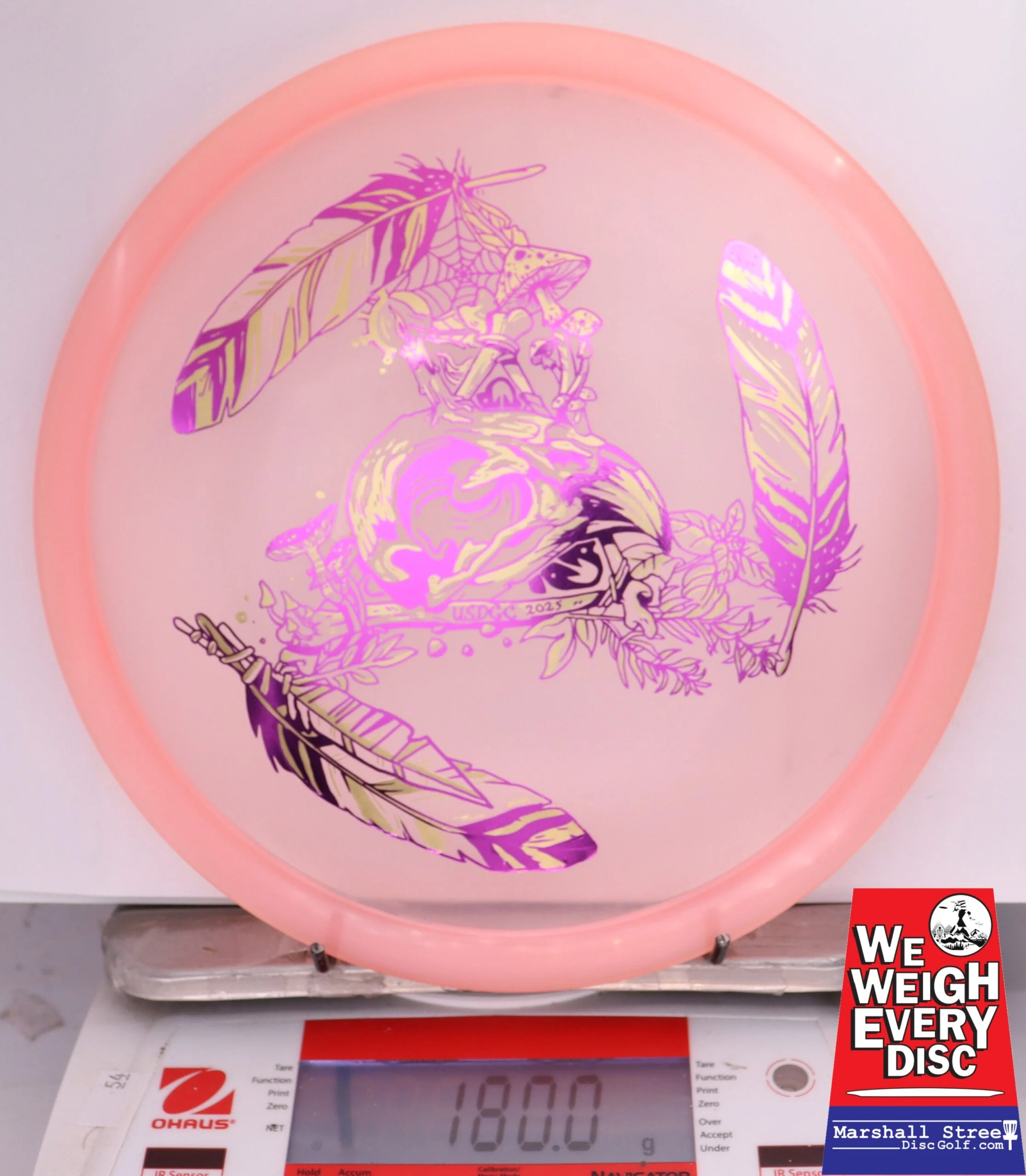 400680 Champion Roc, 2025 USDGC Shaman Thrower - #12 Peach, 180