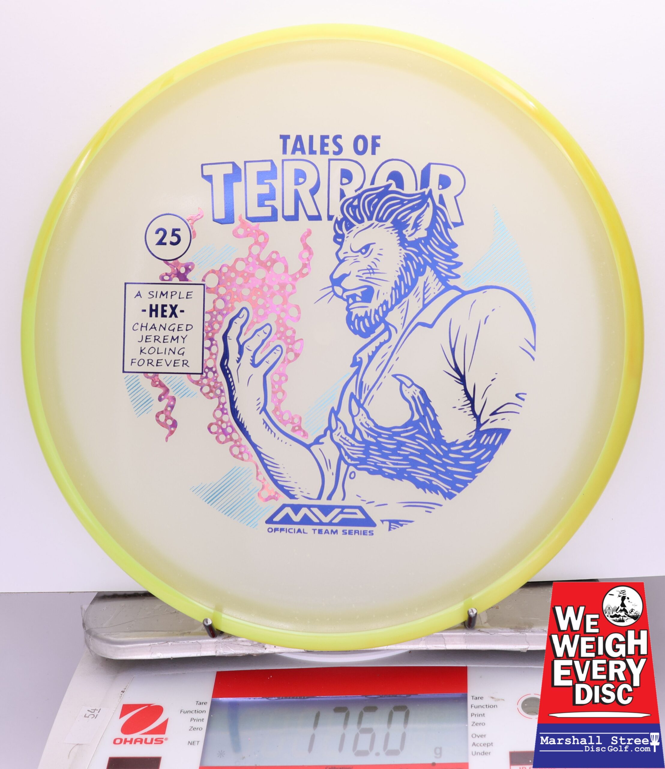 402392 Particle Eclipse Hex, Jeremy Koling - 2025 Halloween Special Edition - #64 Yellow, 176