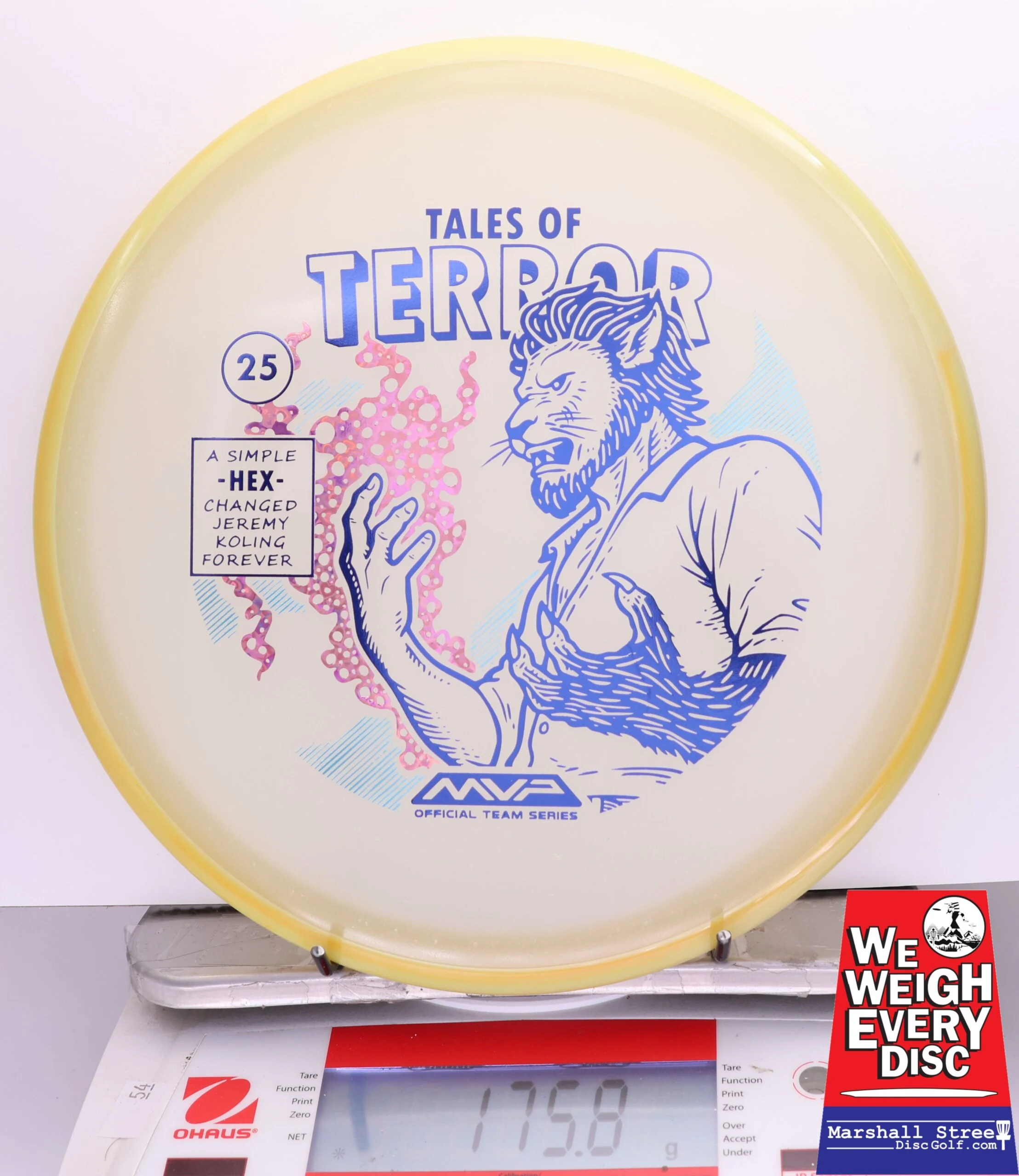 402395 Particle Eclipse Hex, Jeremy Koling - 2025 Halloween Special Edition - #67 Yellow, 176