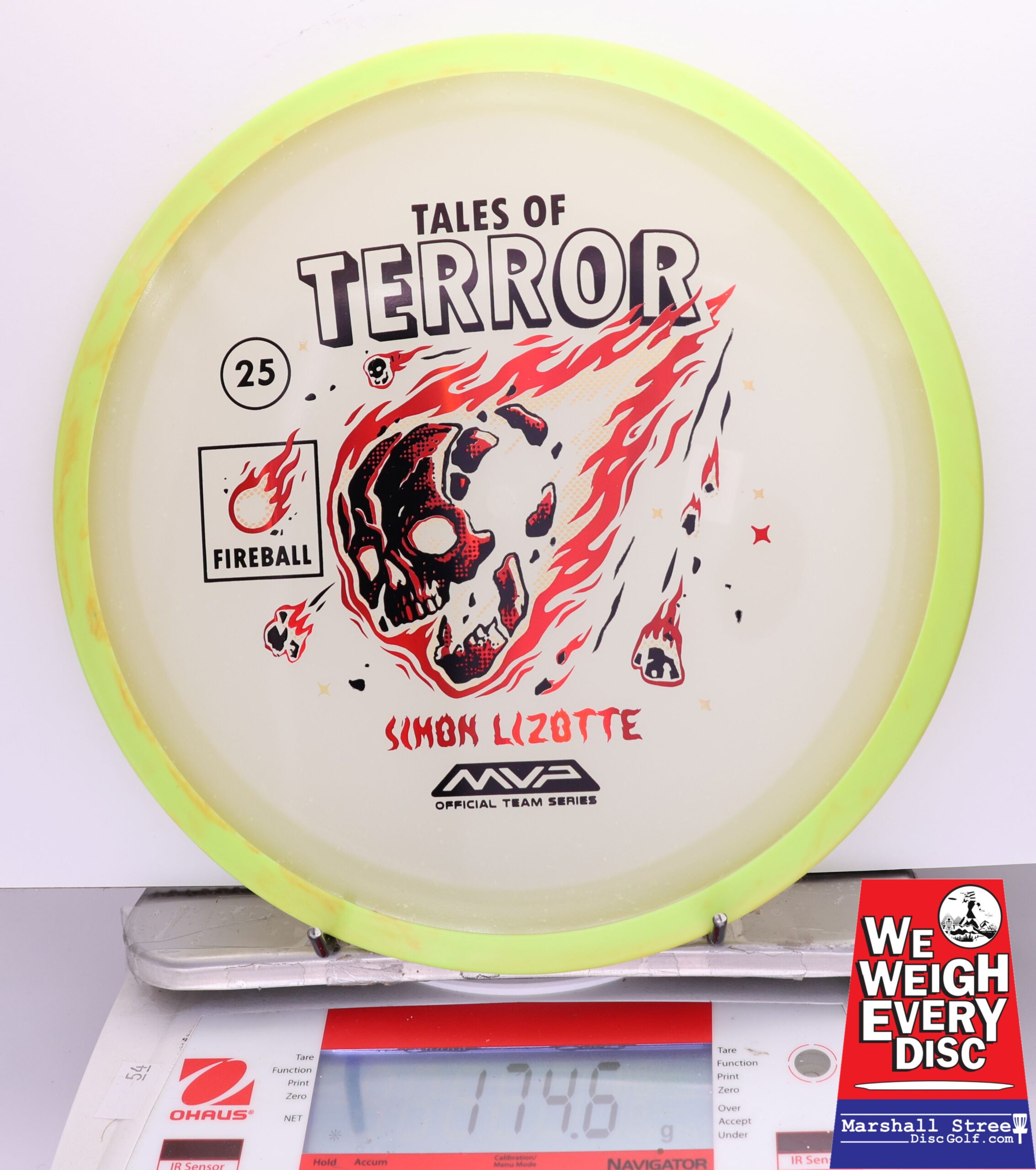 402508 Particle Eclipse Fireball, Simon Lizotte - 2025 Halloween Special Edition - #71 Yellow, 175